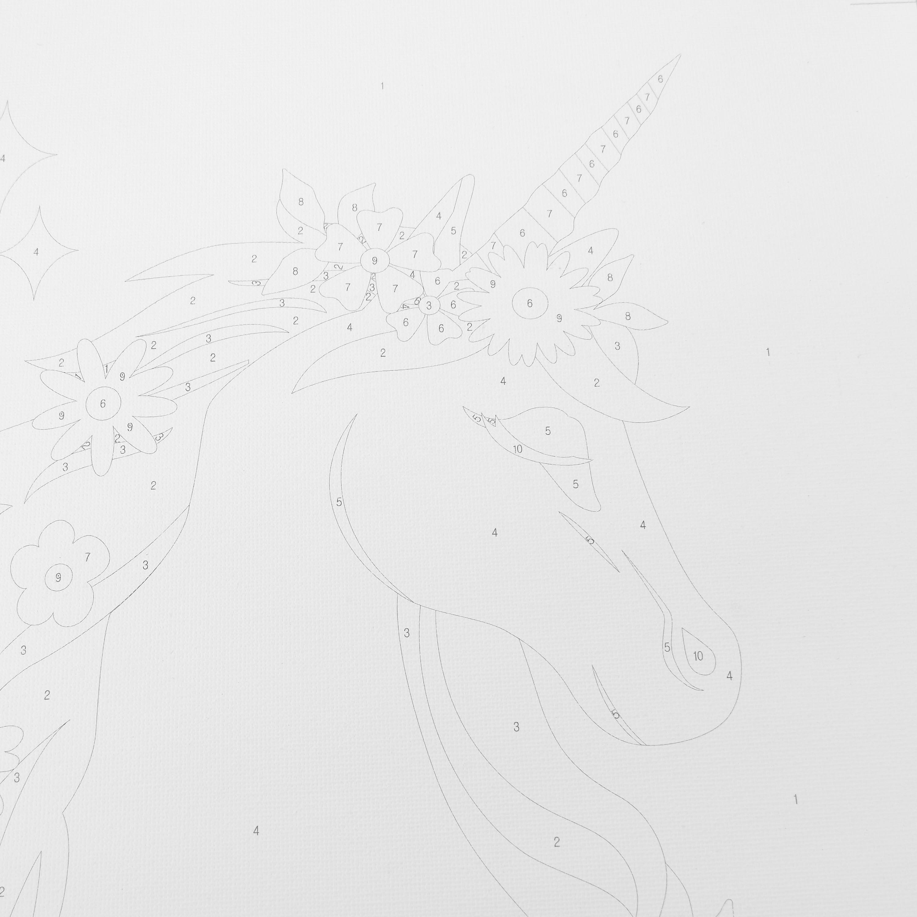 Unicorn Paint by Numbers Canvas Kit-toys-blocksandpuzzles-image-3