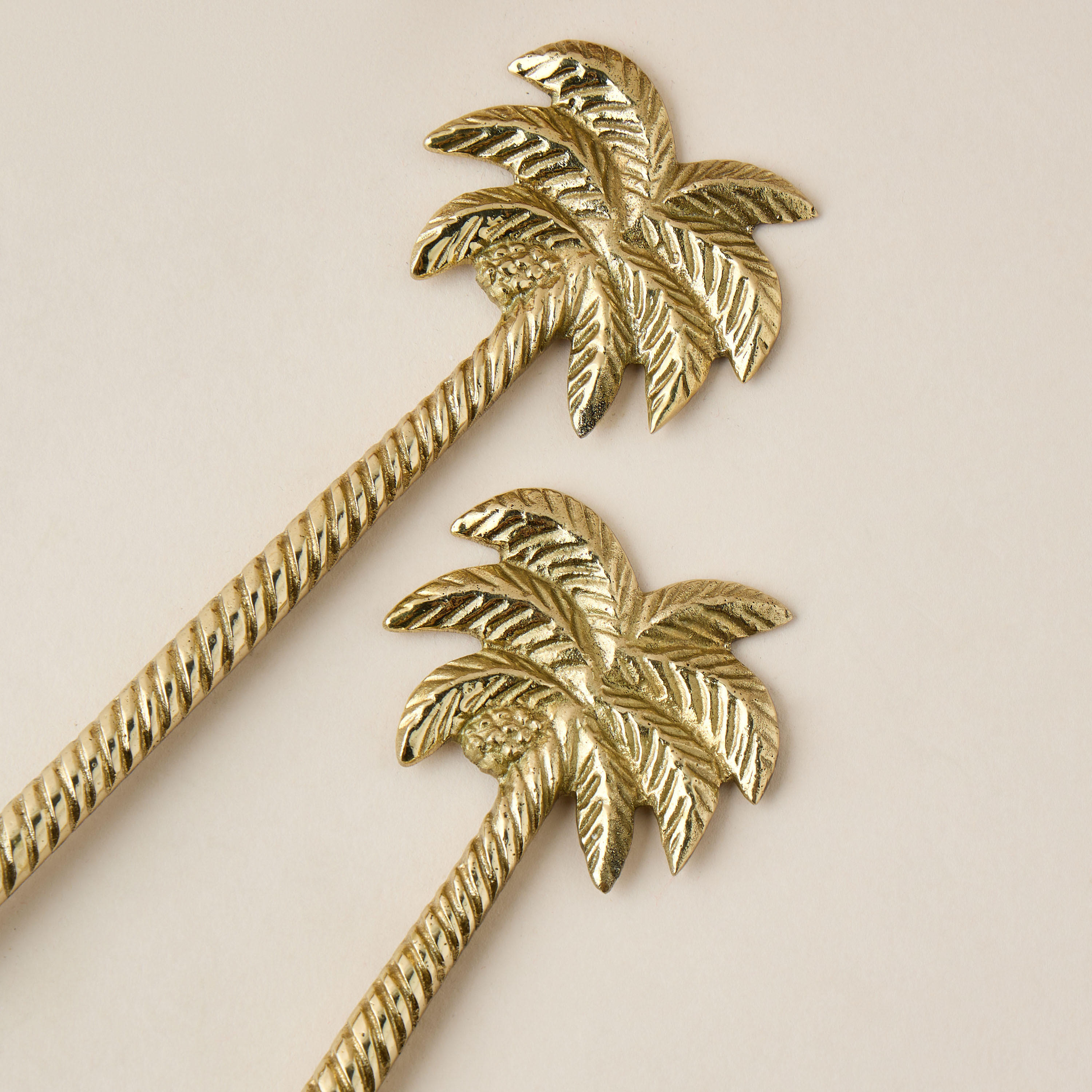 Metallic Palm Tree 2-Piece Salad Server Set-household-dining-cutlery-cutlerysets-image-4