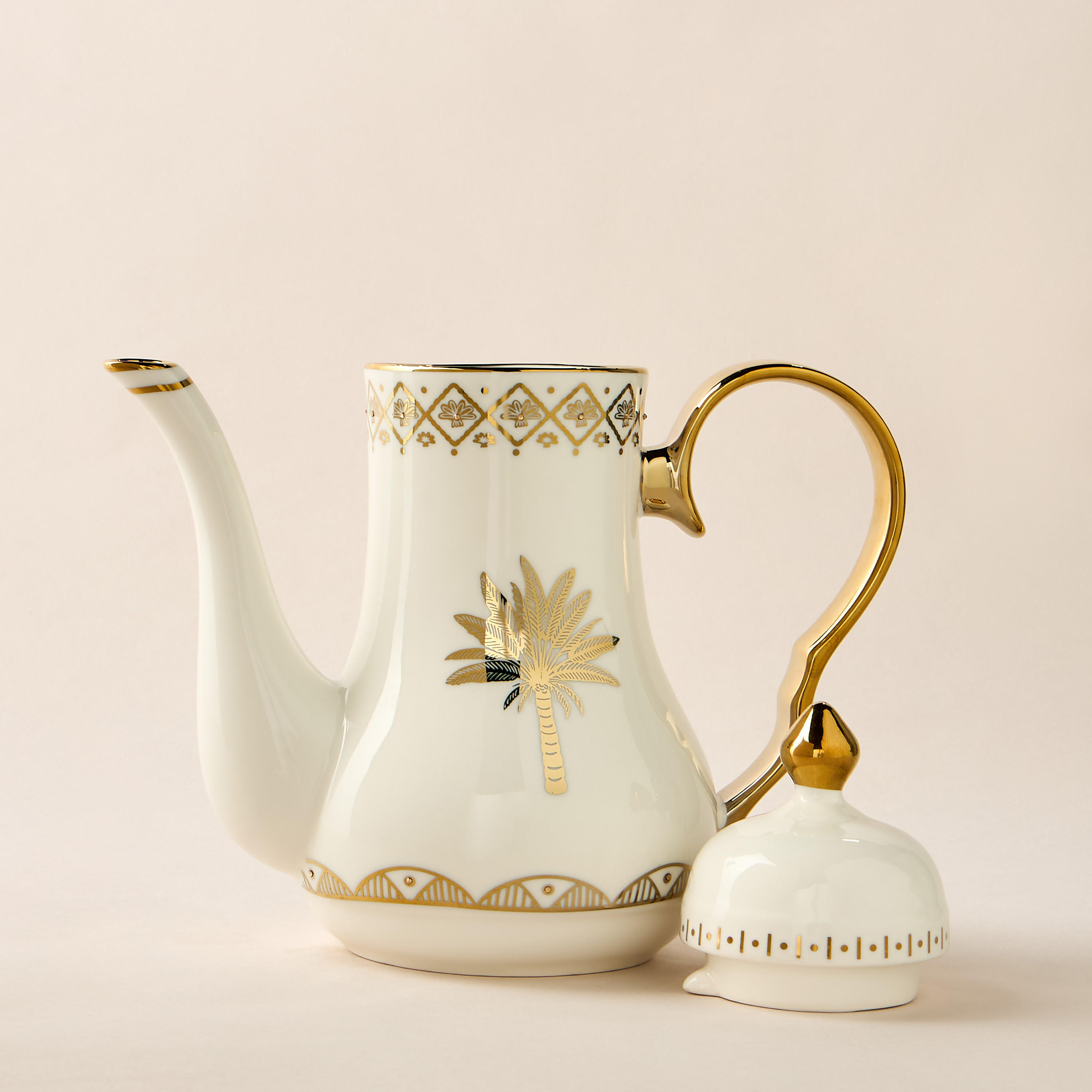 JOYYE collection adorned with Swarovski elements - Palm Tea Pot-household-dining-teaandcoffee-vacuumflaskscoffeeandteapots-image-2