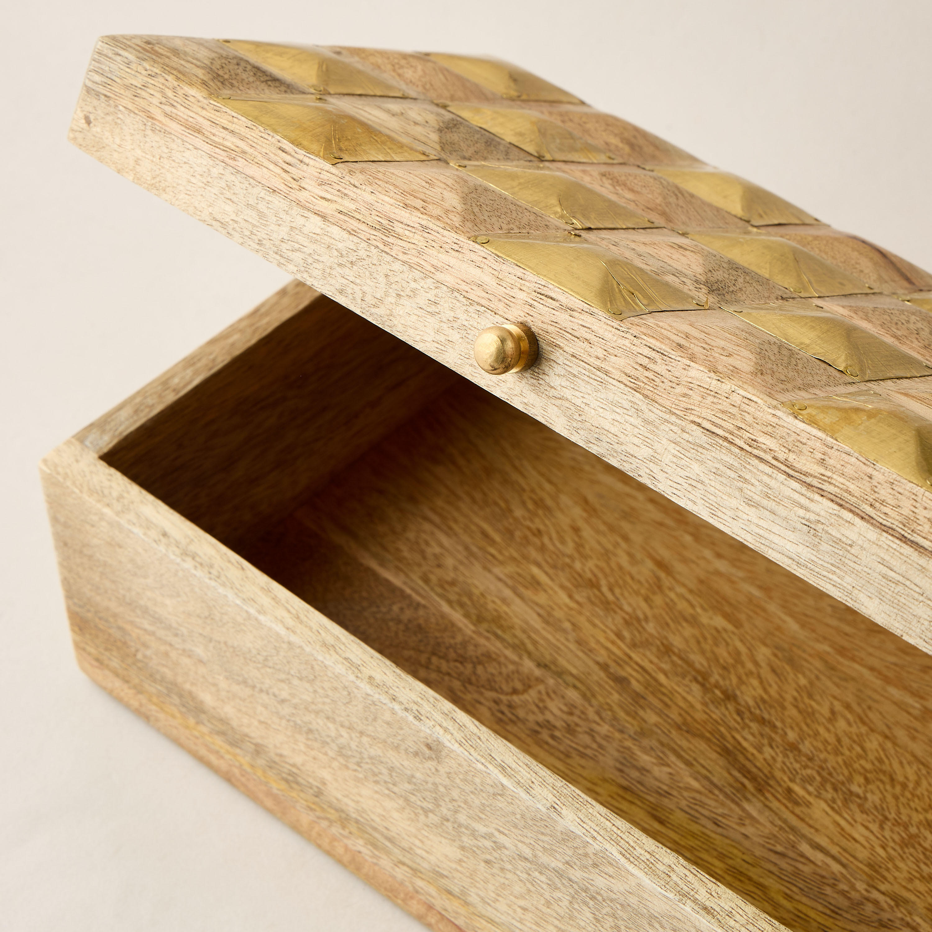 Decorative Wooden Box - 49x42 cms-household-decor-boxesandtrays-image-4
