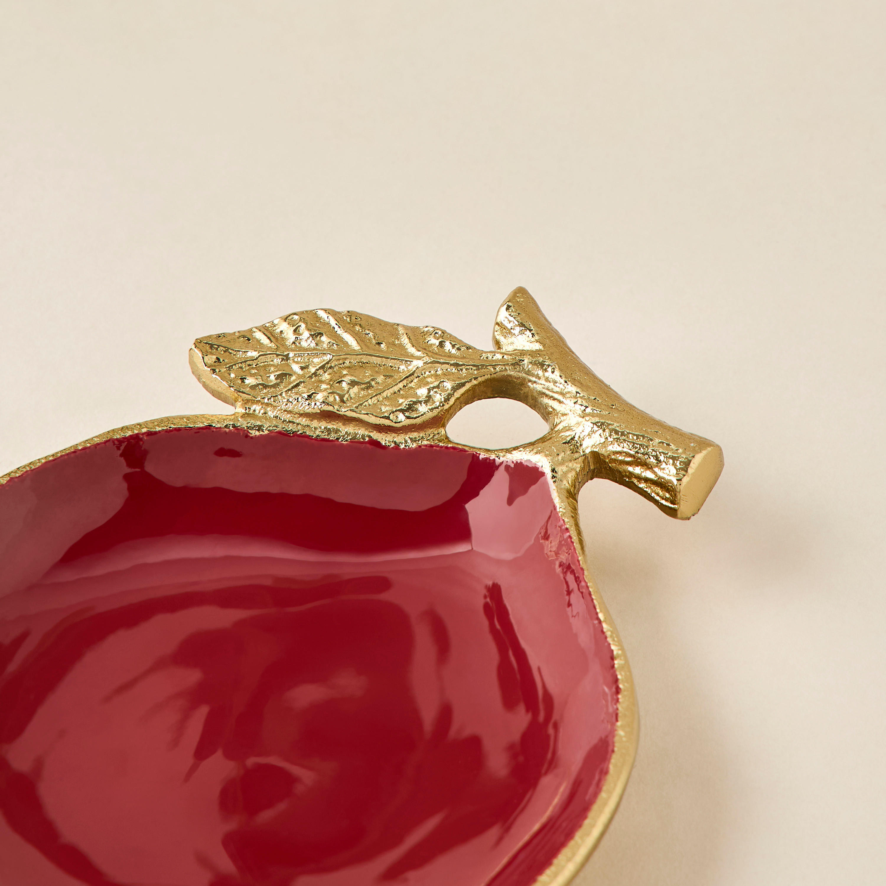 Pomegranate Design Decorative Tray - 19x36 cms-household-decor-boxesandtrays-image-3