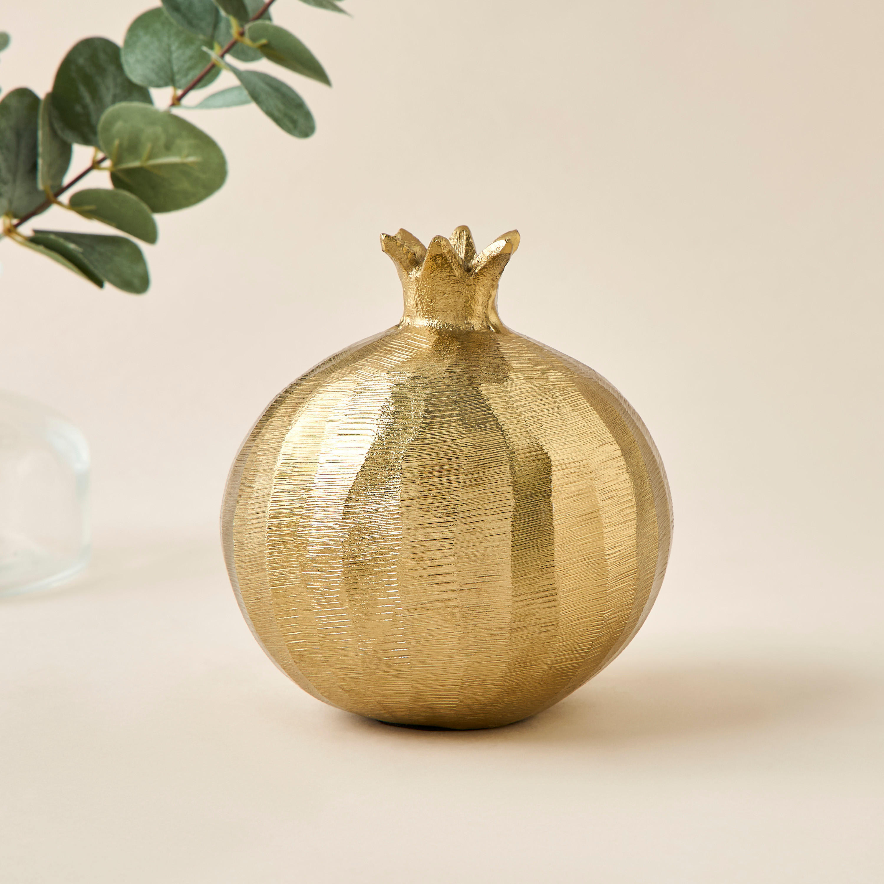 Textured Pomegranate Shaped Decorative Accent-household-decor-decorativeobjectsandsculptures-image-1