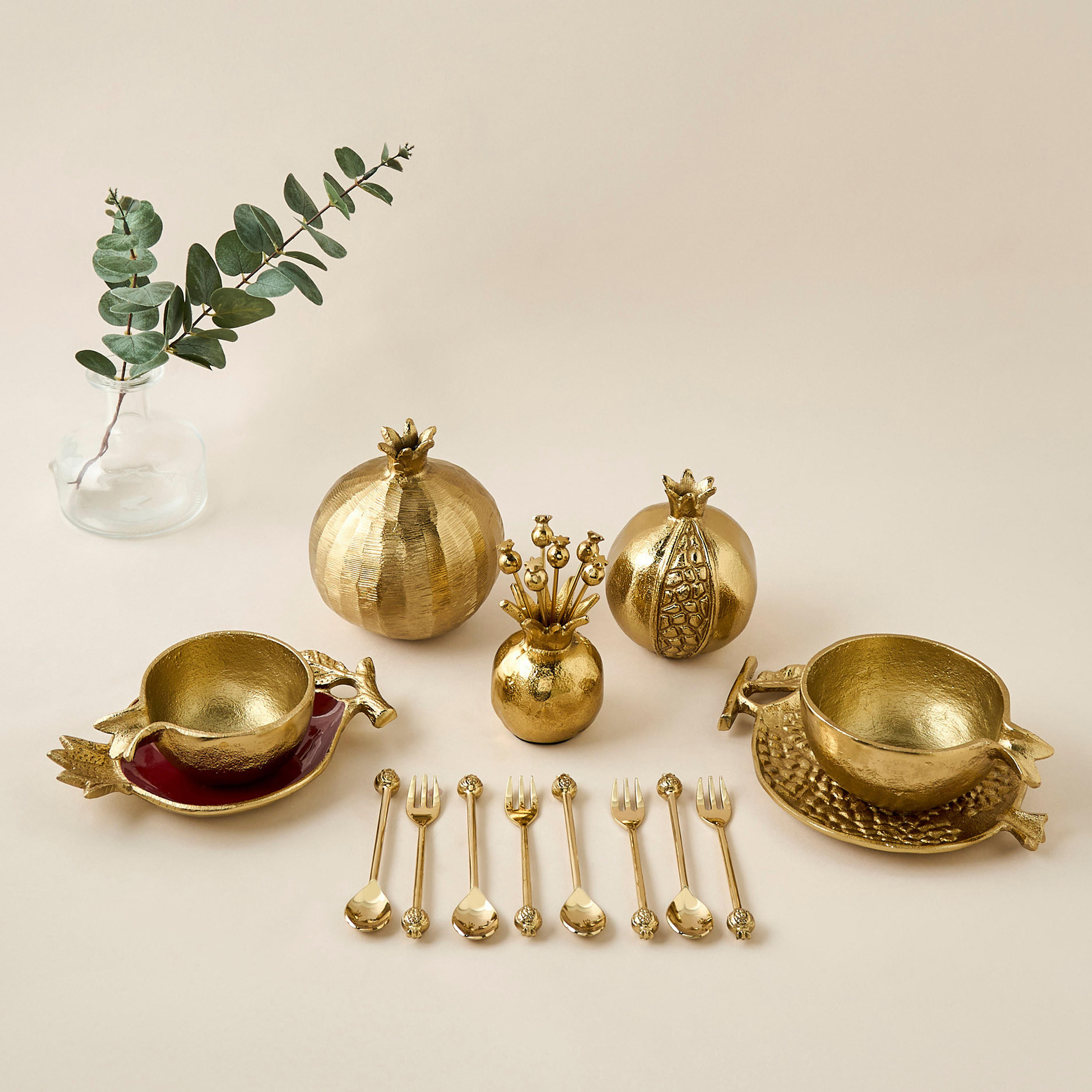 Metallic Pomegranate Decorative Accent-household-decor-decorativeobjectsandsculptures-image-5
