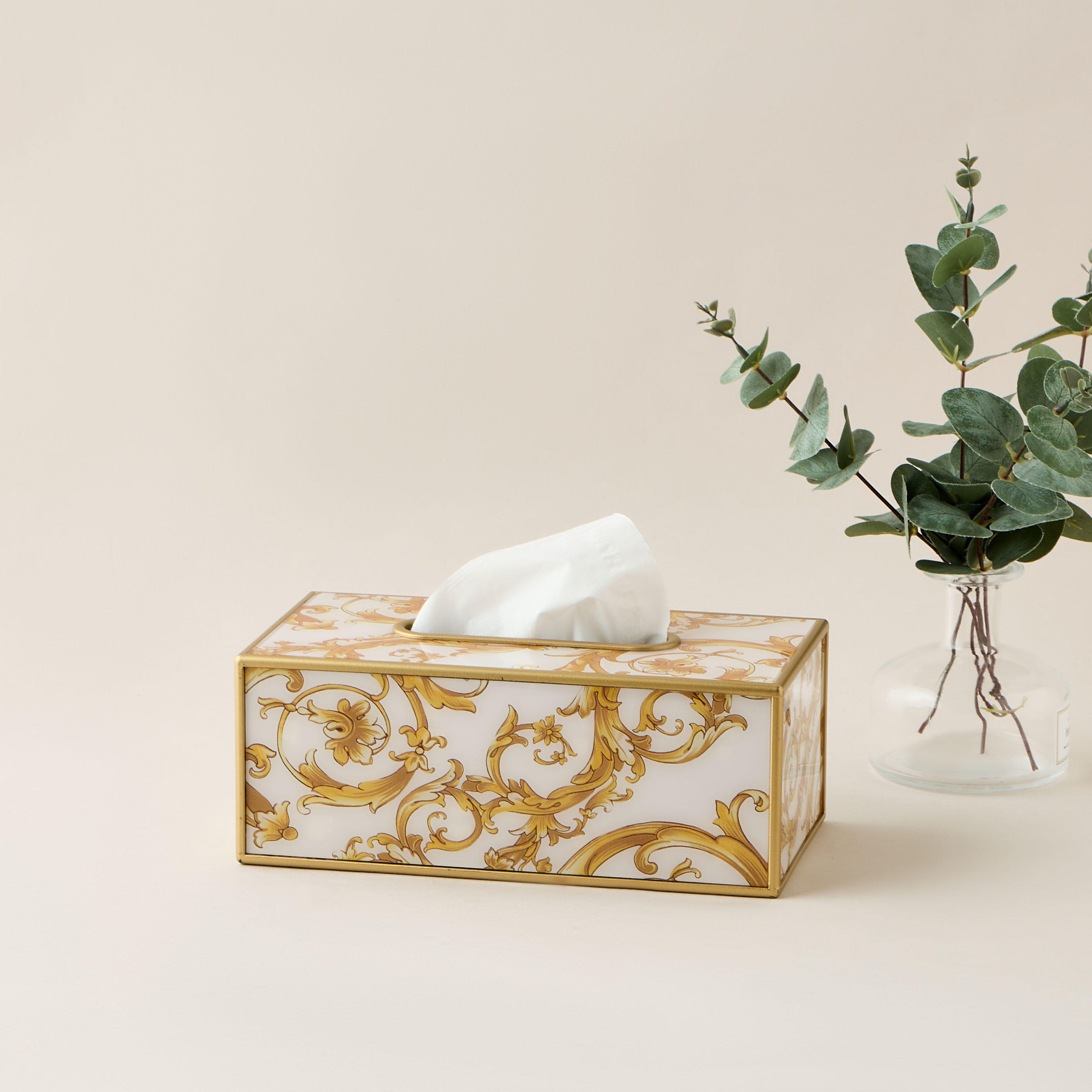 Gia Como Acrylic Tissue Box - 25x12 cms-household-bathandlaundry-bathaccessories-tissueboxesandcottonjars-image-1