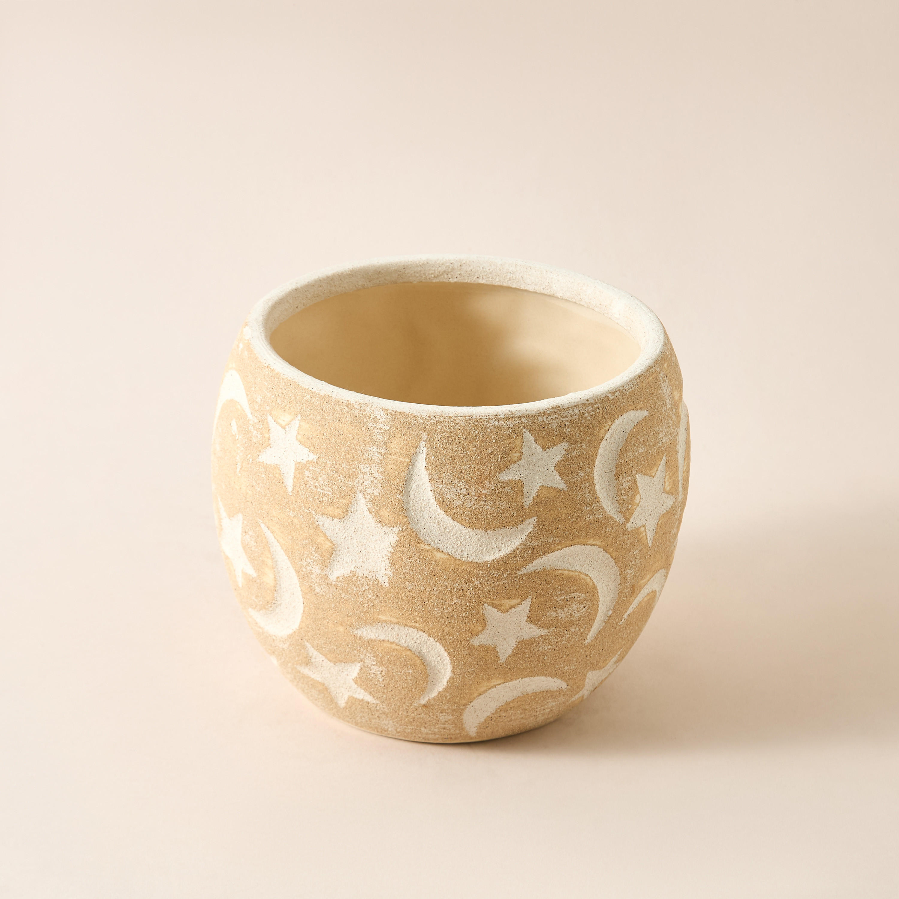 Decorative Ceramic Pot - 19x6 cms-household-gardenandoutdoor-trellisandstands-plantrisers-image-1