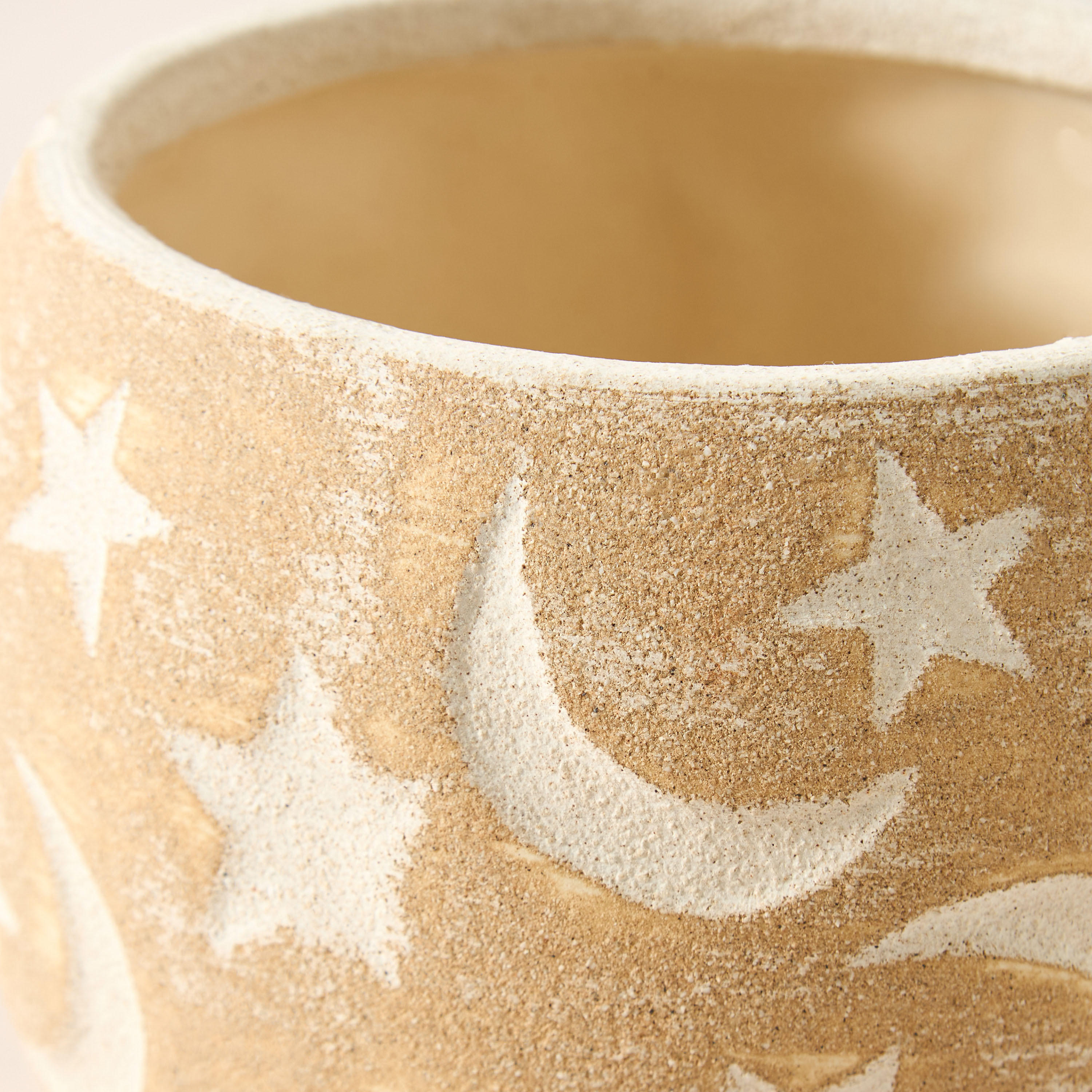 Decorative Ceramic Pot - 18x21 cms-household-gardenandoutdoor-trellisandstands-plantrisers-image-2