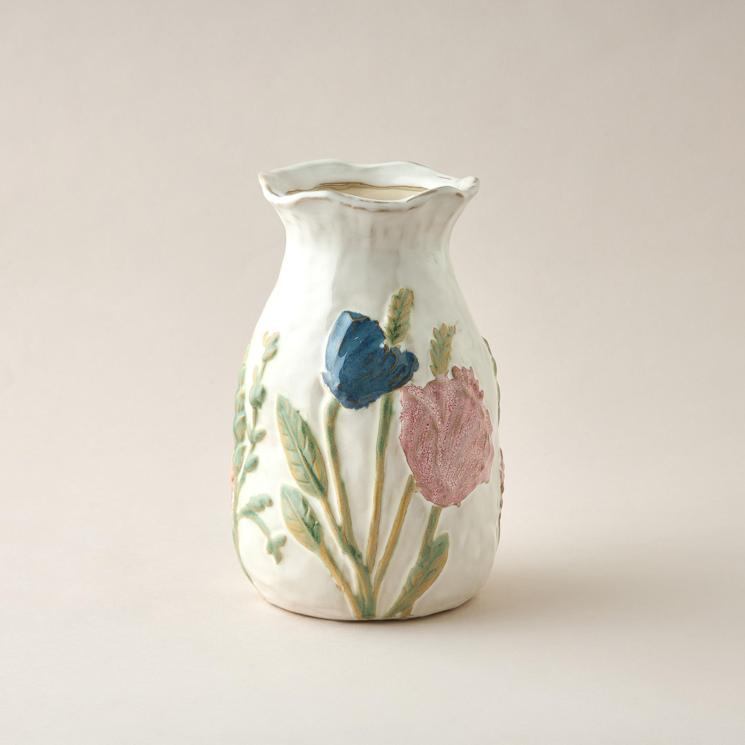 Decorative Ceramic Vase - 13x14 cms-household-decor-vasesandbowls-image-2