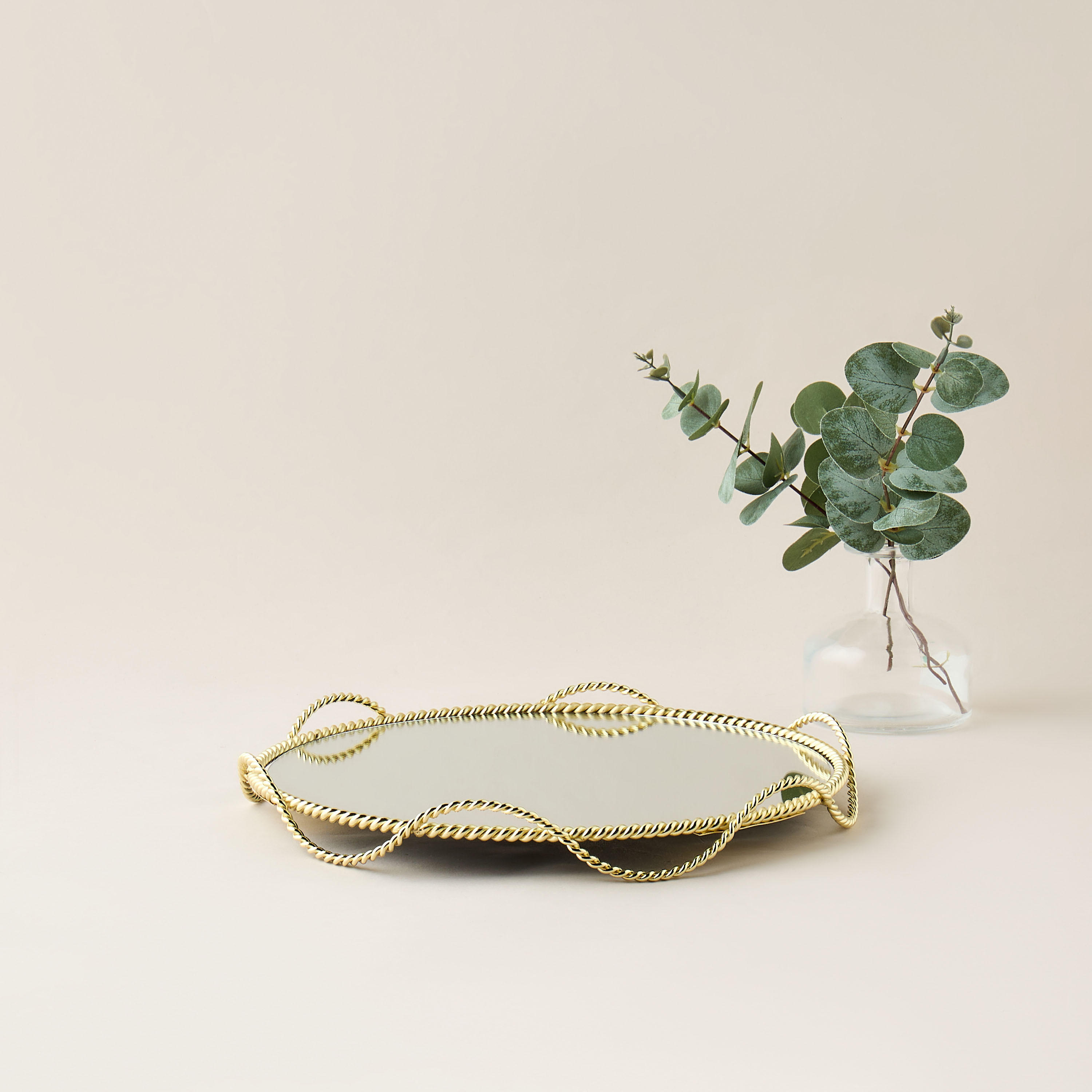 Decorative Metal Tray - 11 cms-household-decor-boxesandtrays-image-2