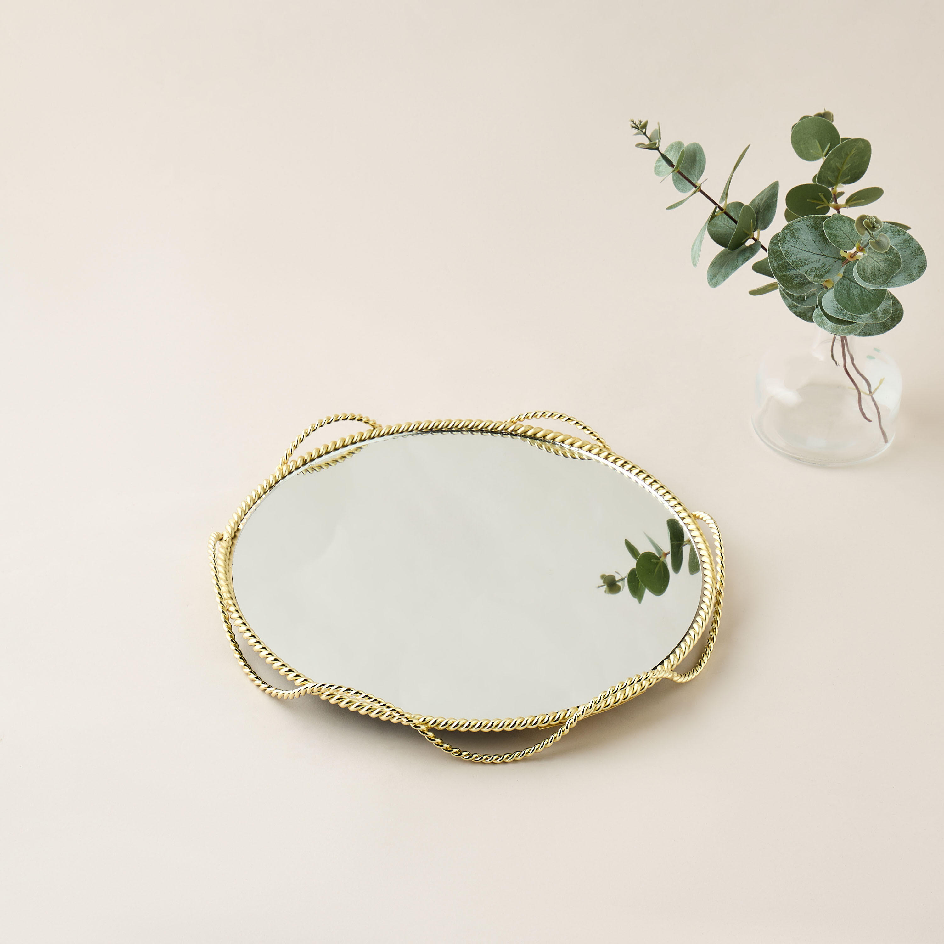 Decorative Metal Tray - 11 cms-household-decor-boxesandtrays-image-1