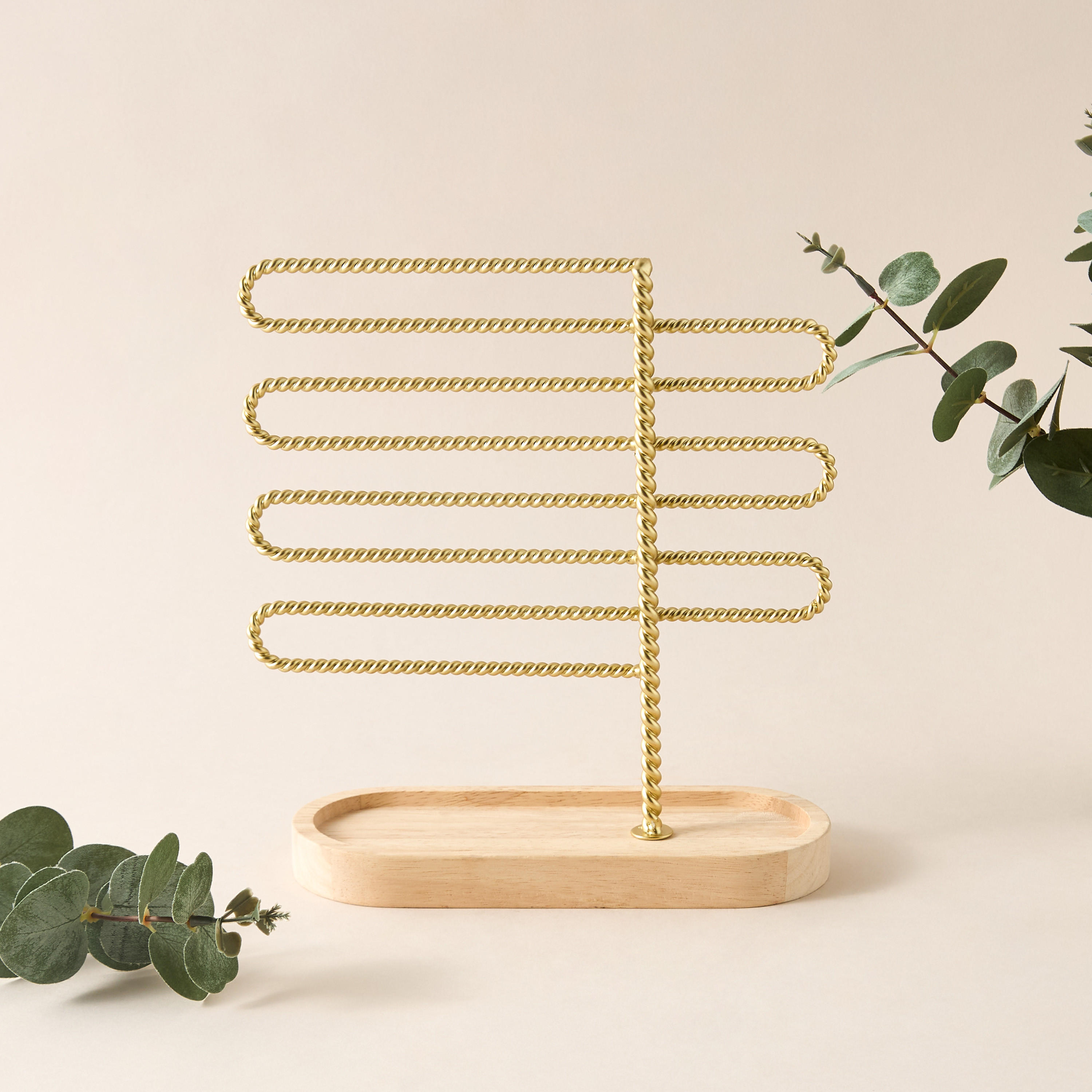 Metal Jewellery Organiser - 22x8x23 cms-household-storage-jewelleryorganizing-jewelleryboxesandstands-image-1