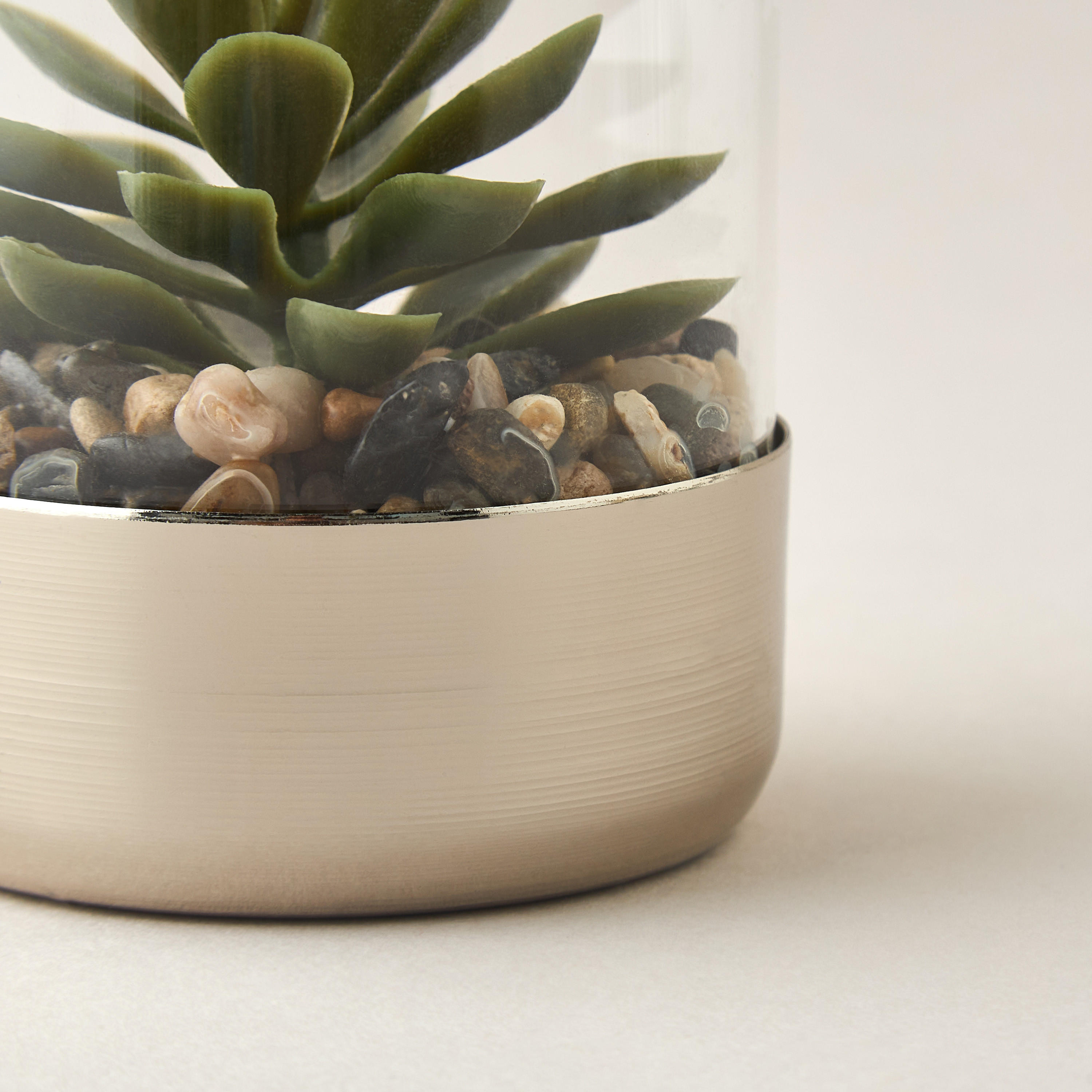 Decorative Plant with Pot - 8x9 cms-household-gardenandoutdoor-artificialplants-succulents-image-2