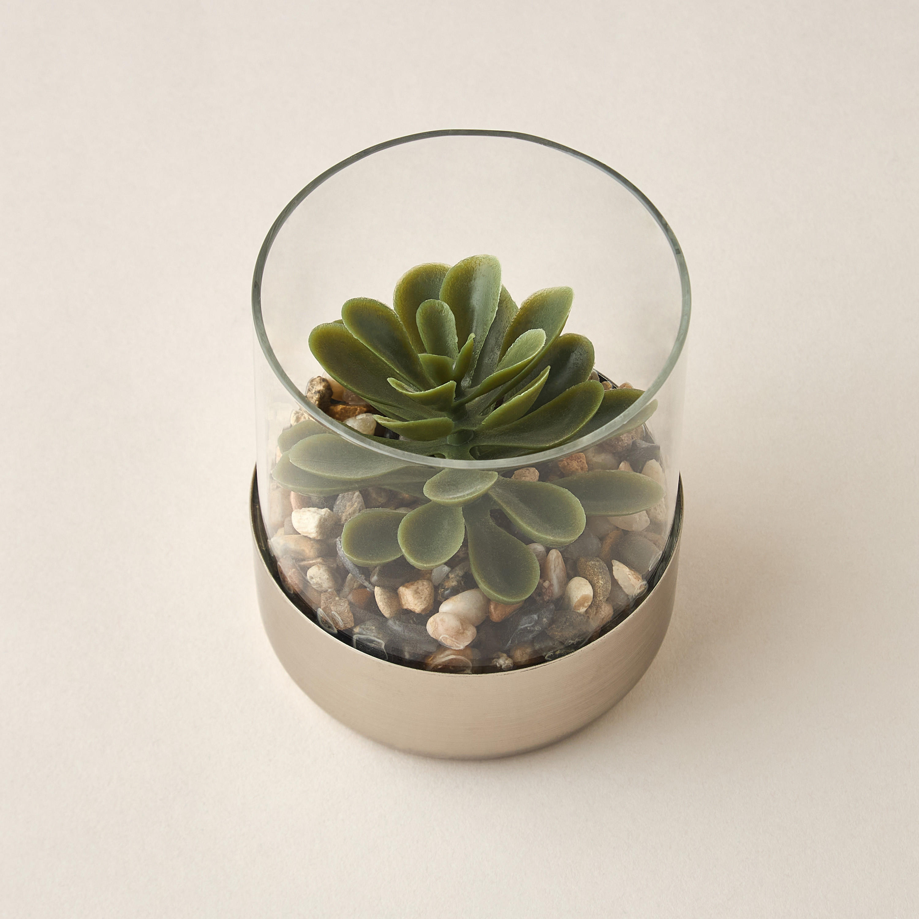 Decorative Plant with Pot - 8x9 cms-household-gardenandoutdoor-artificialplants-succulents-image-3
