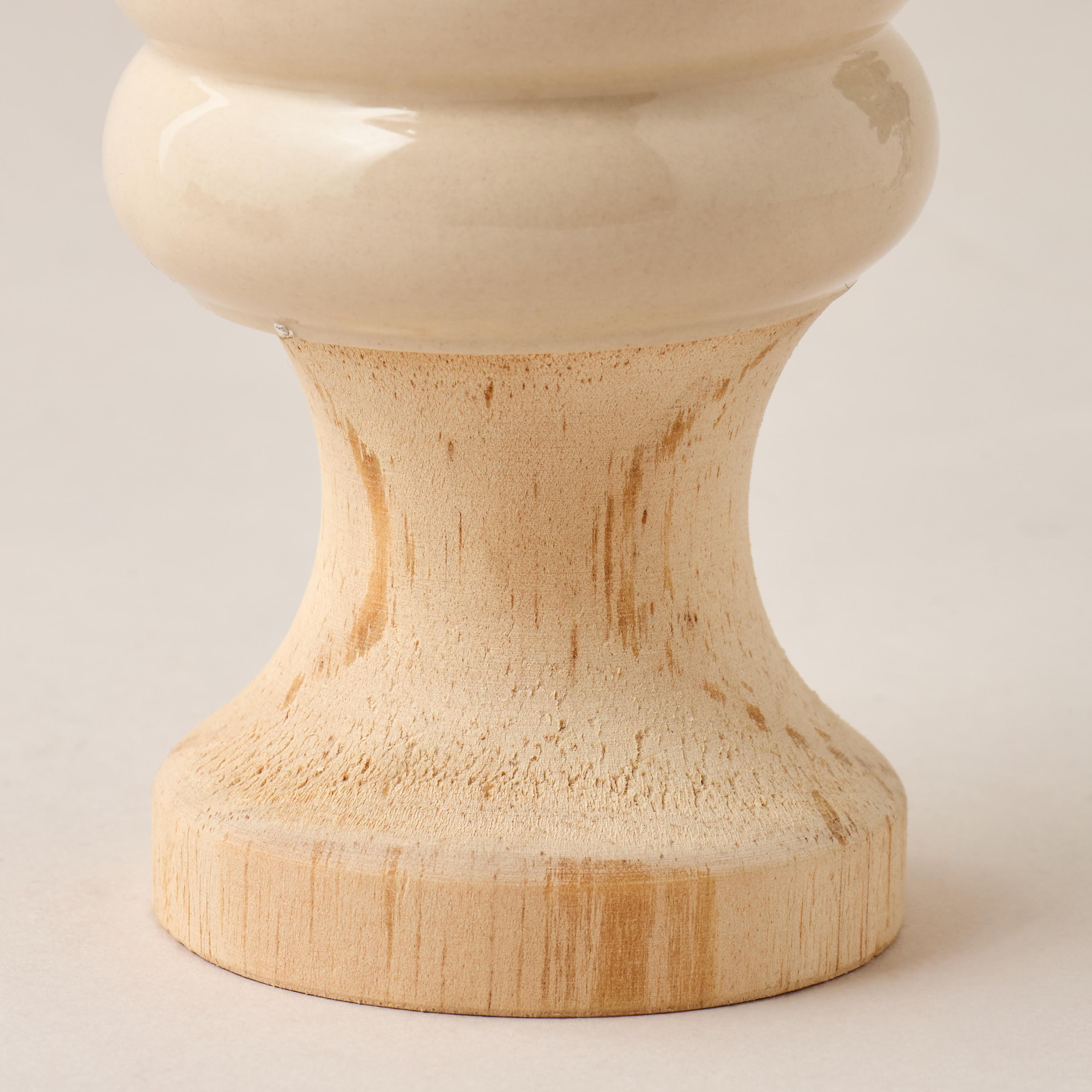 Decorative Ceramic Plant Stand - 8x13 cms-household-gardenandoutdoor-trellisandstands-plantrisers-image-3