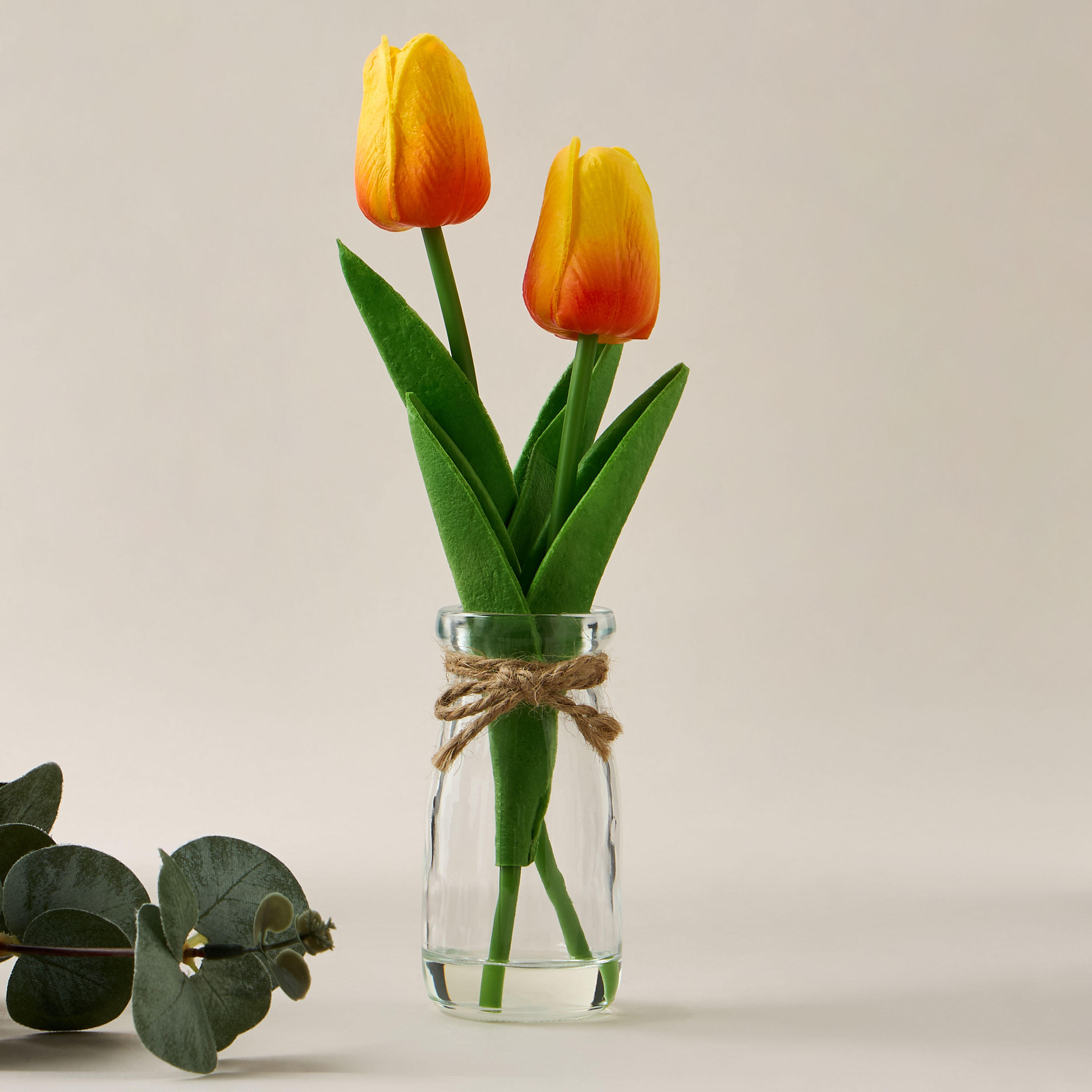 Decorative Flower Arrangement with Vase-household-gardenandoutdoor-artificialflowersandplants-bundlesandbouquets-image-1