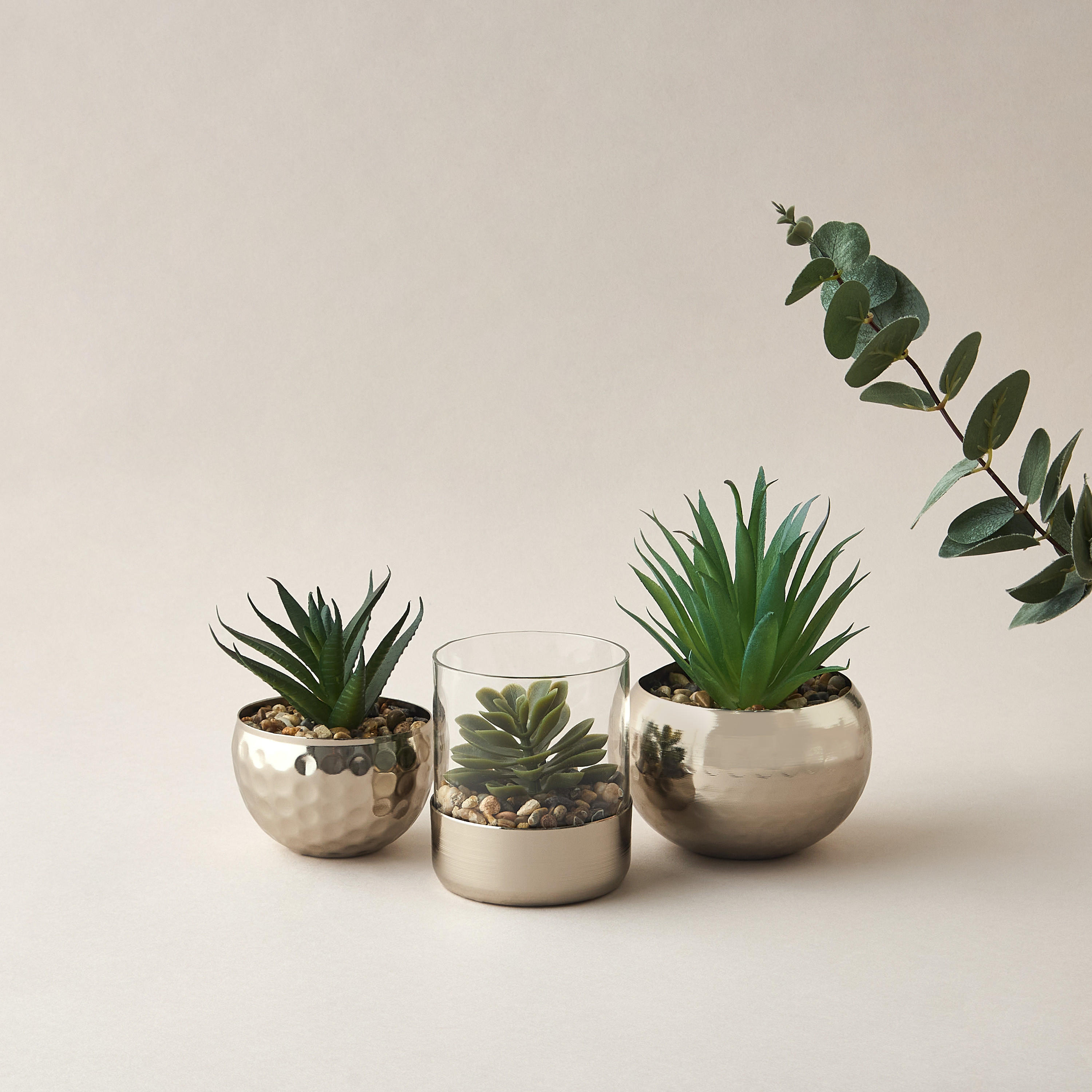 Decorative Plant with Pot - 8x10 cms-household-gardenandoutdoor-artificialplants-pottedplants-image-4
