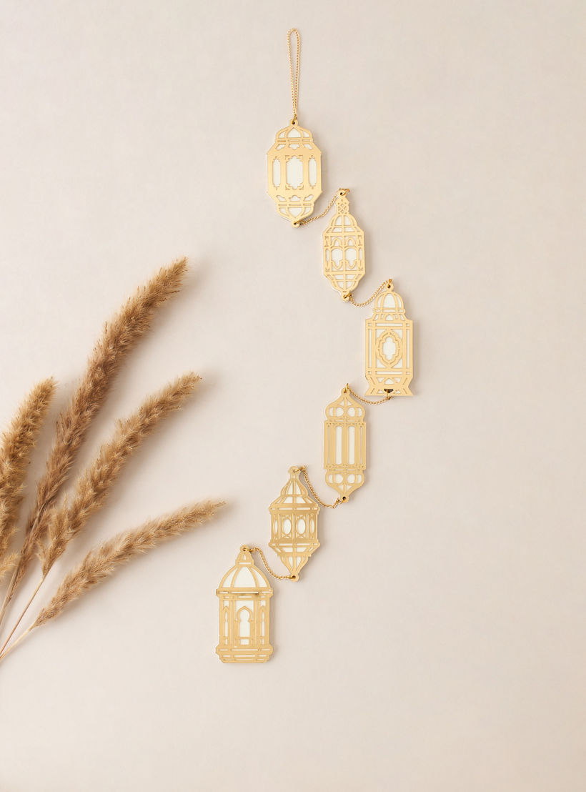 Decorative Lantern Wall Accent - 5x16 cms-household-decor-decorativeobjectsandsculptures-image-1