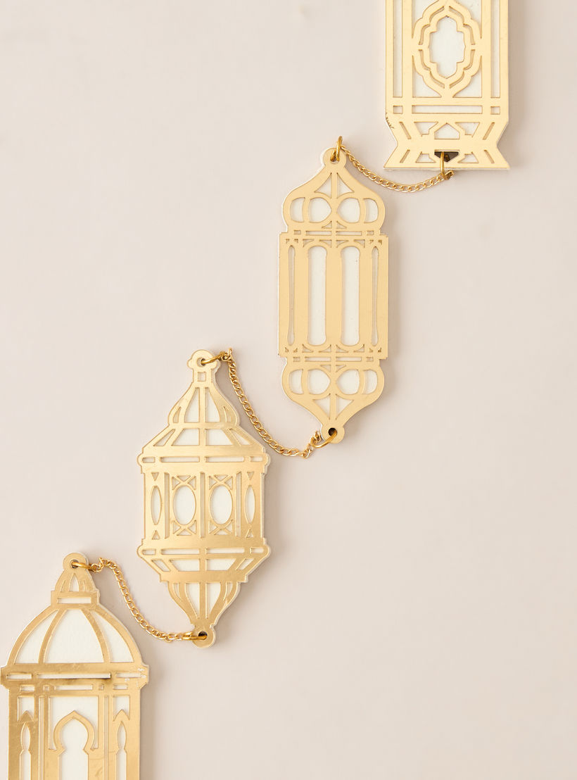 Decorative Lantern Wall Accent - 5x16 cms-household-decor-decorativeobjectsandsculptures-image-3