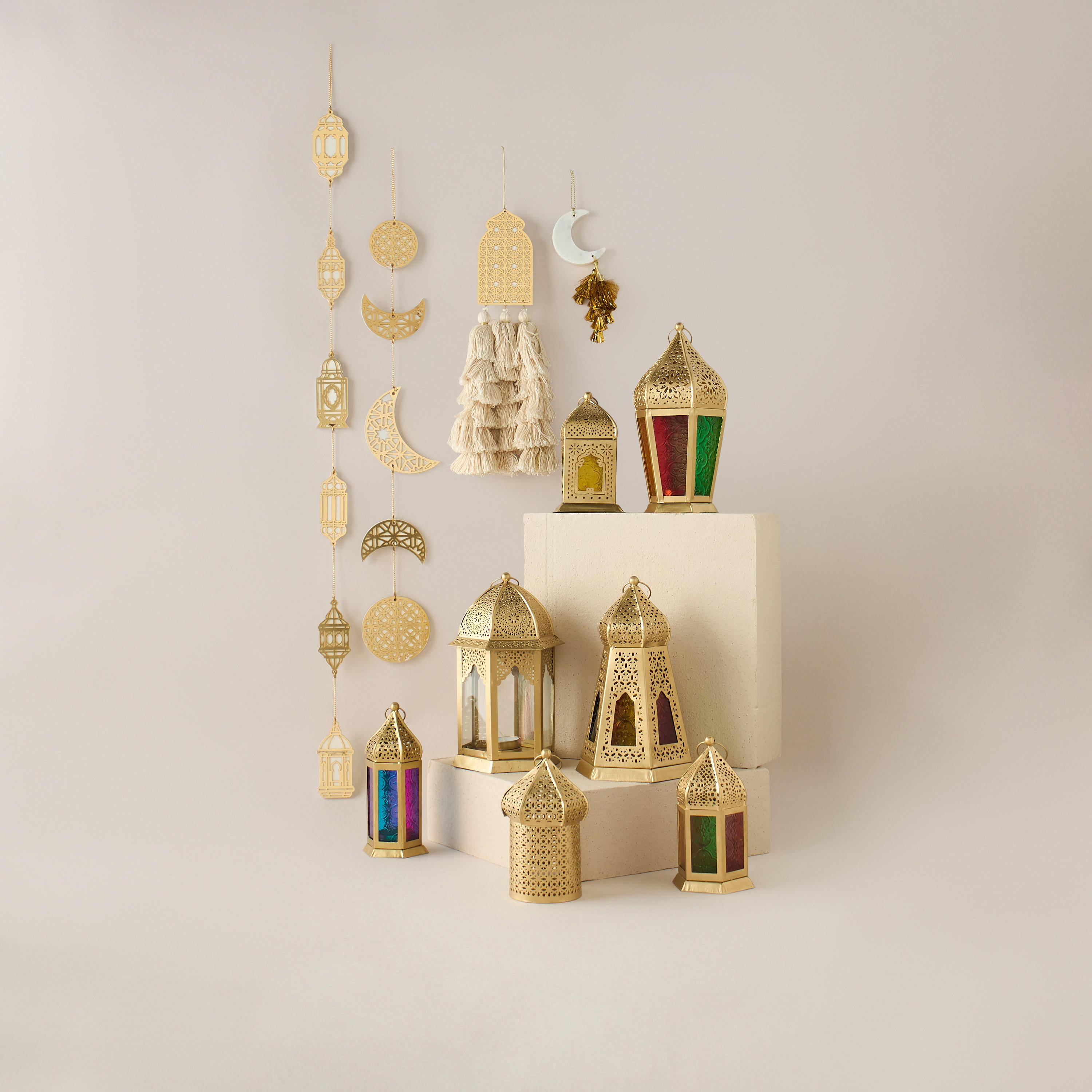 Decorative Lantern Wall Accent - 5x16 cms-household-decor-decorativeobjectsandsculptures-image-5