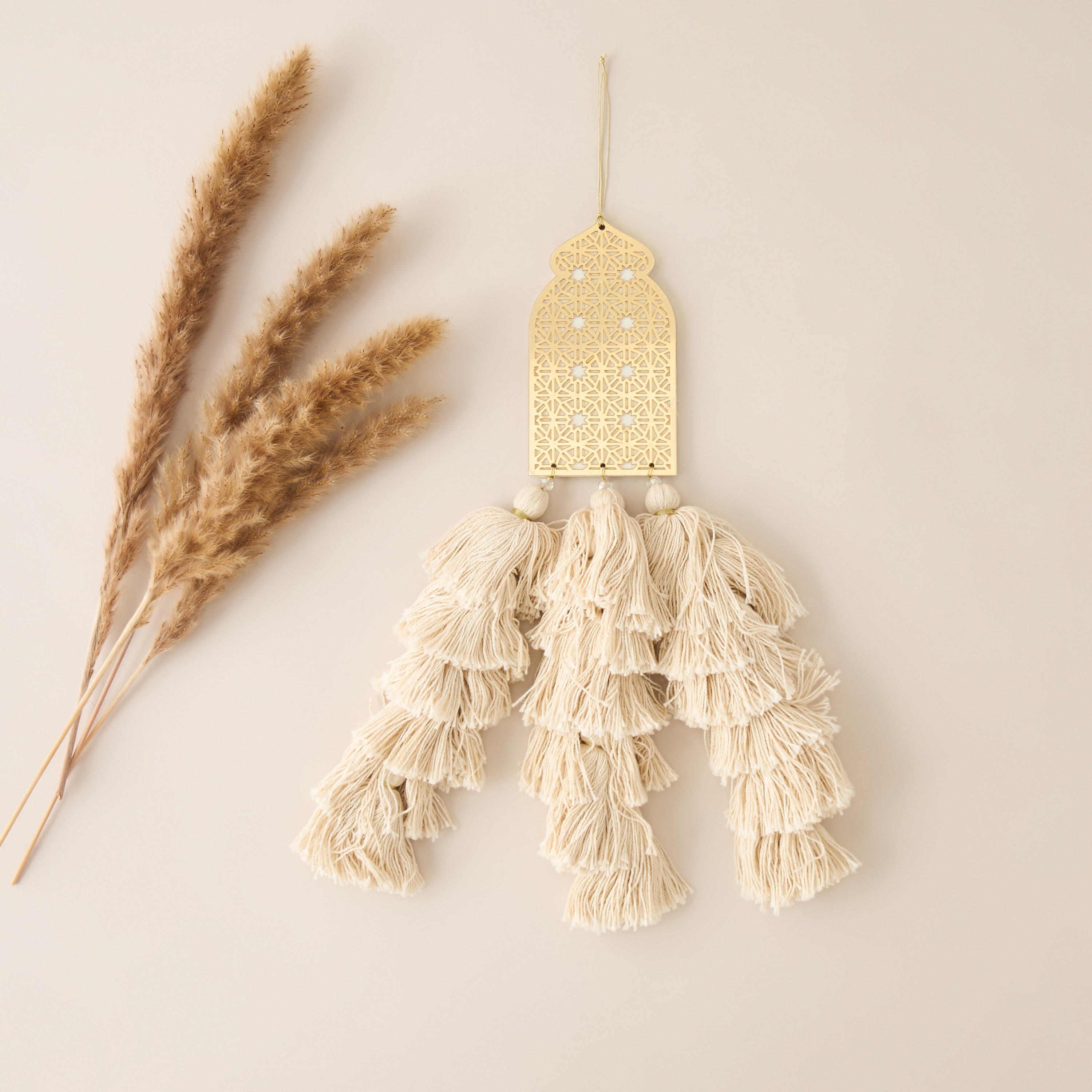 Lasercut Tassel Wall Hanging - 8x9 cms-household-decor-decorativeobjectsandsculptures-image-2