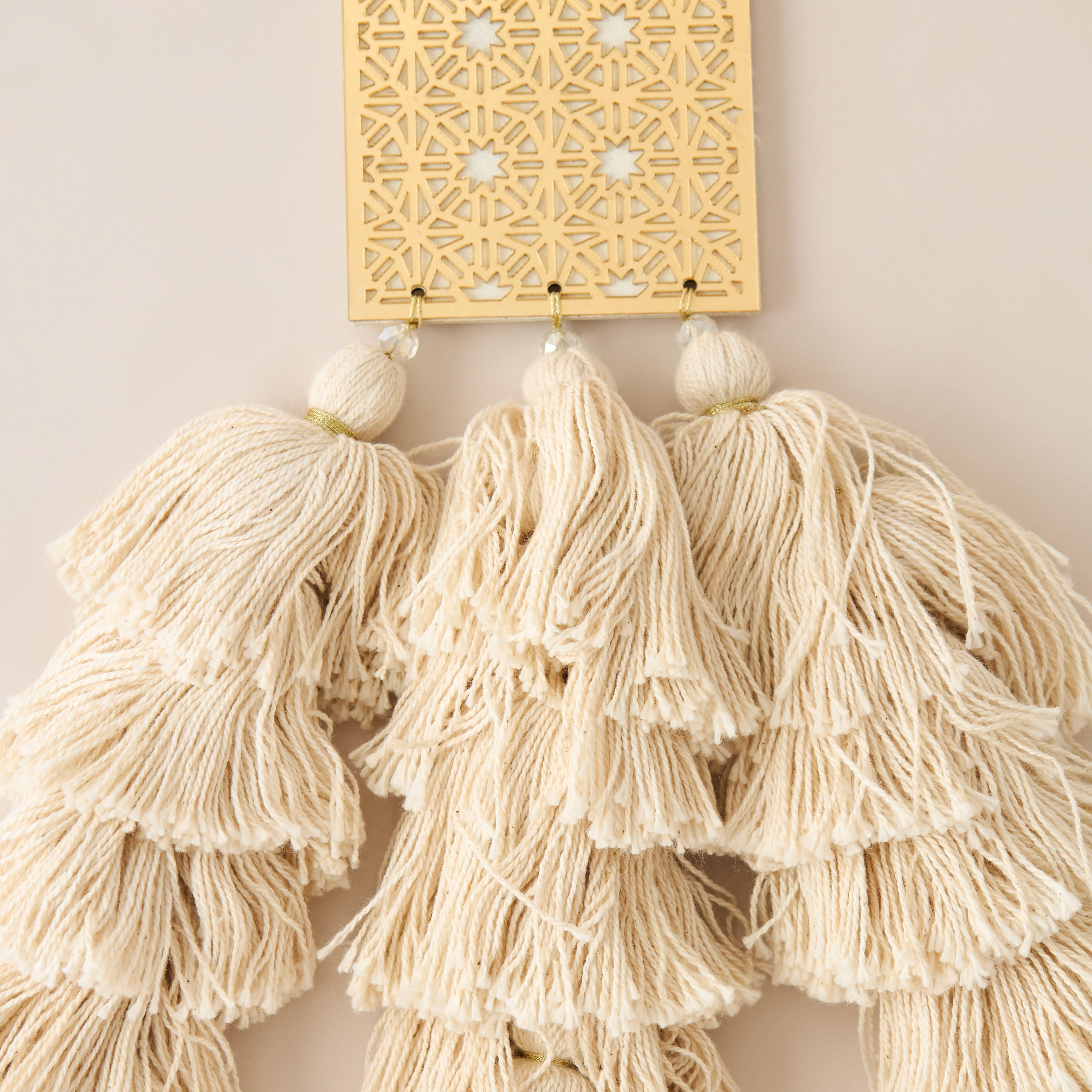 Lasercut Tassel Wall Hanging - 8x9 cms-household-decor-decorativeobjectsandsculptures-image-4