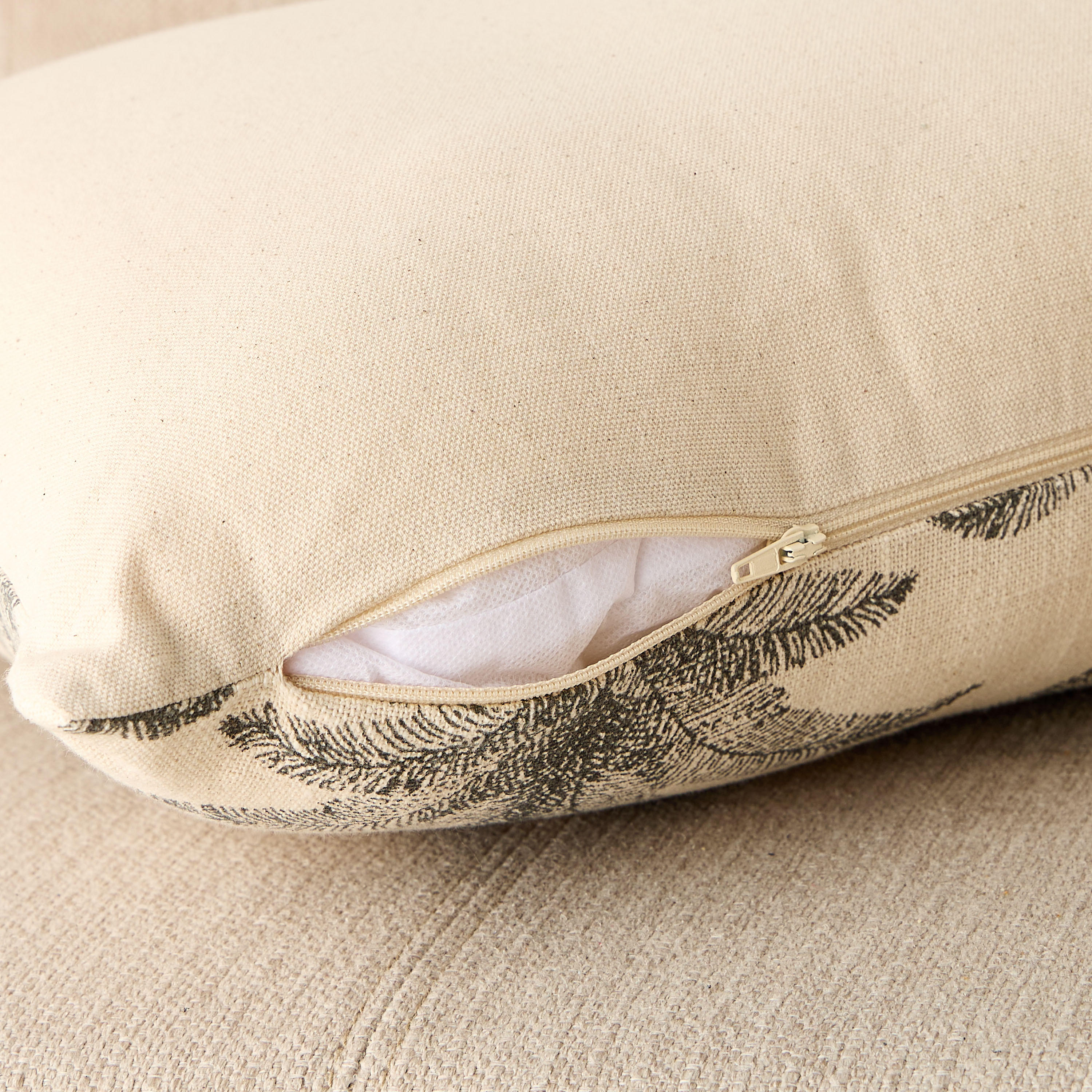 Palm Tree Print 2-Piece Filled Cushion Set - 35x50 cms-household-cushionsandthrows-filledcushions-decorativecushions-image-4