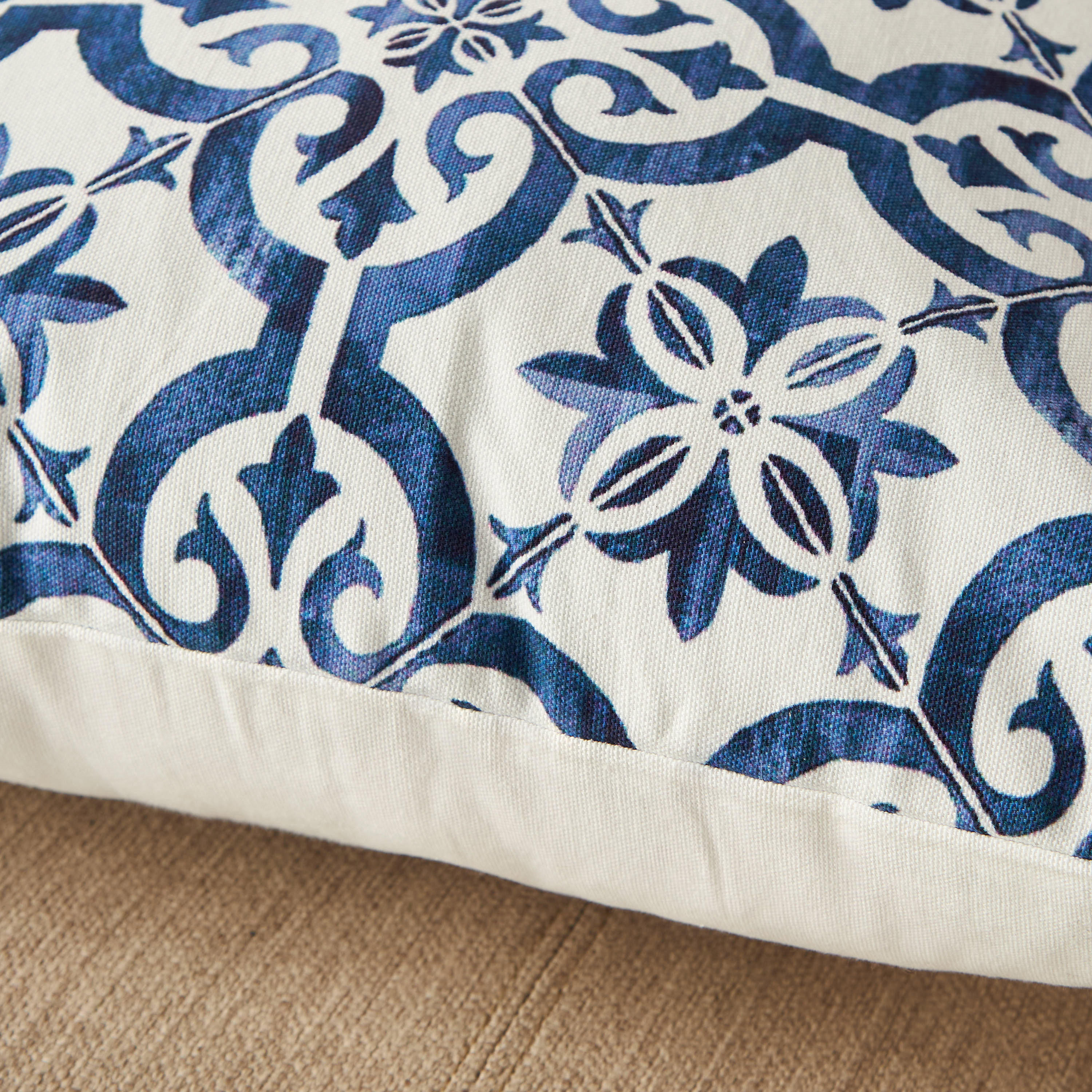 Printed 2-Piece Filled Cushion Set - 45x45 cms-household-cushionsandthrows-filledcushions-decorativecushions-image-3