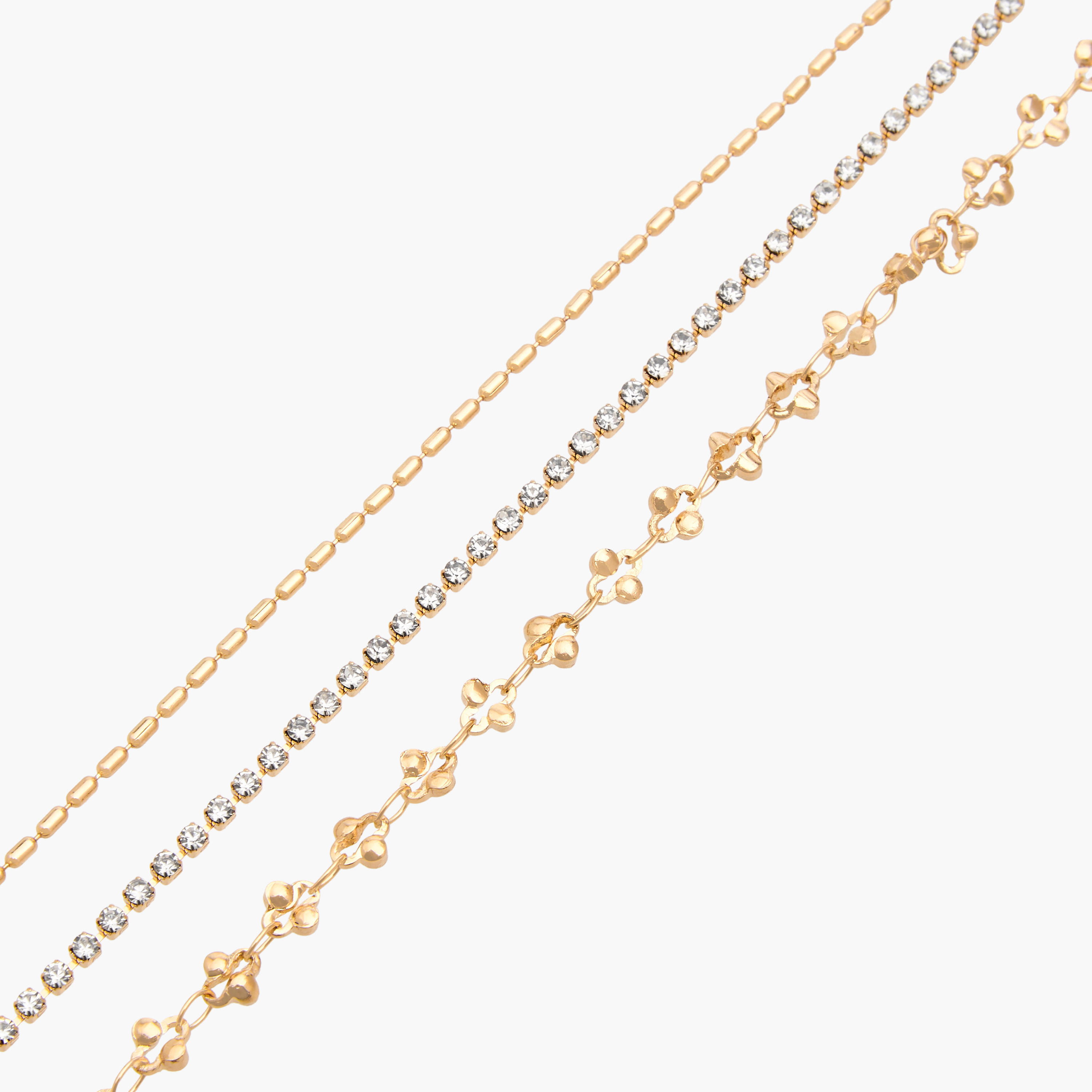 Pack of 3 Metal Embellished Anklet-women-watchesandjewellery-jewellery-anklets-image-6