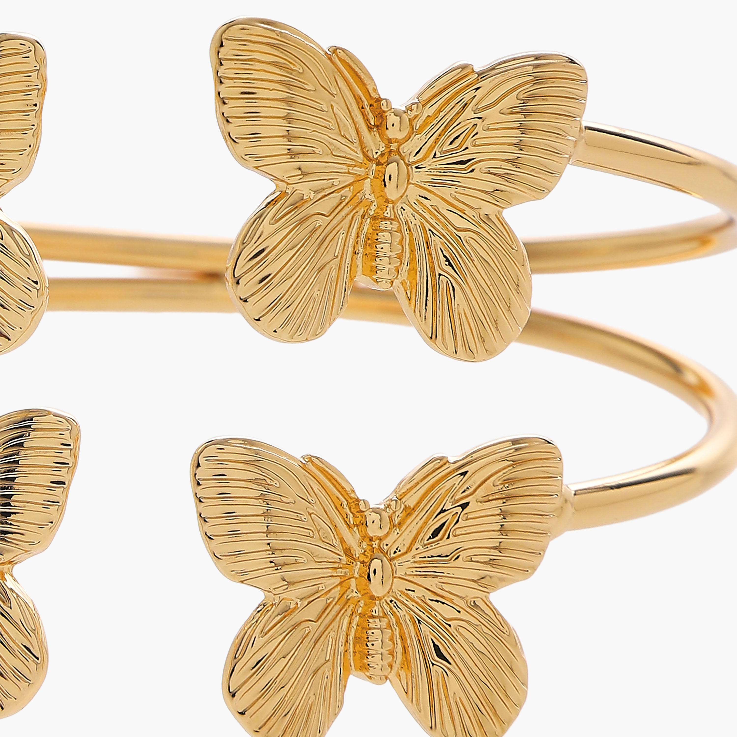 Metal Butterfly Accent Cuff Bracelet-women-watchesandjewellery-jewellery-banglesandbracelets-image-3