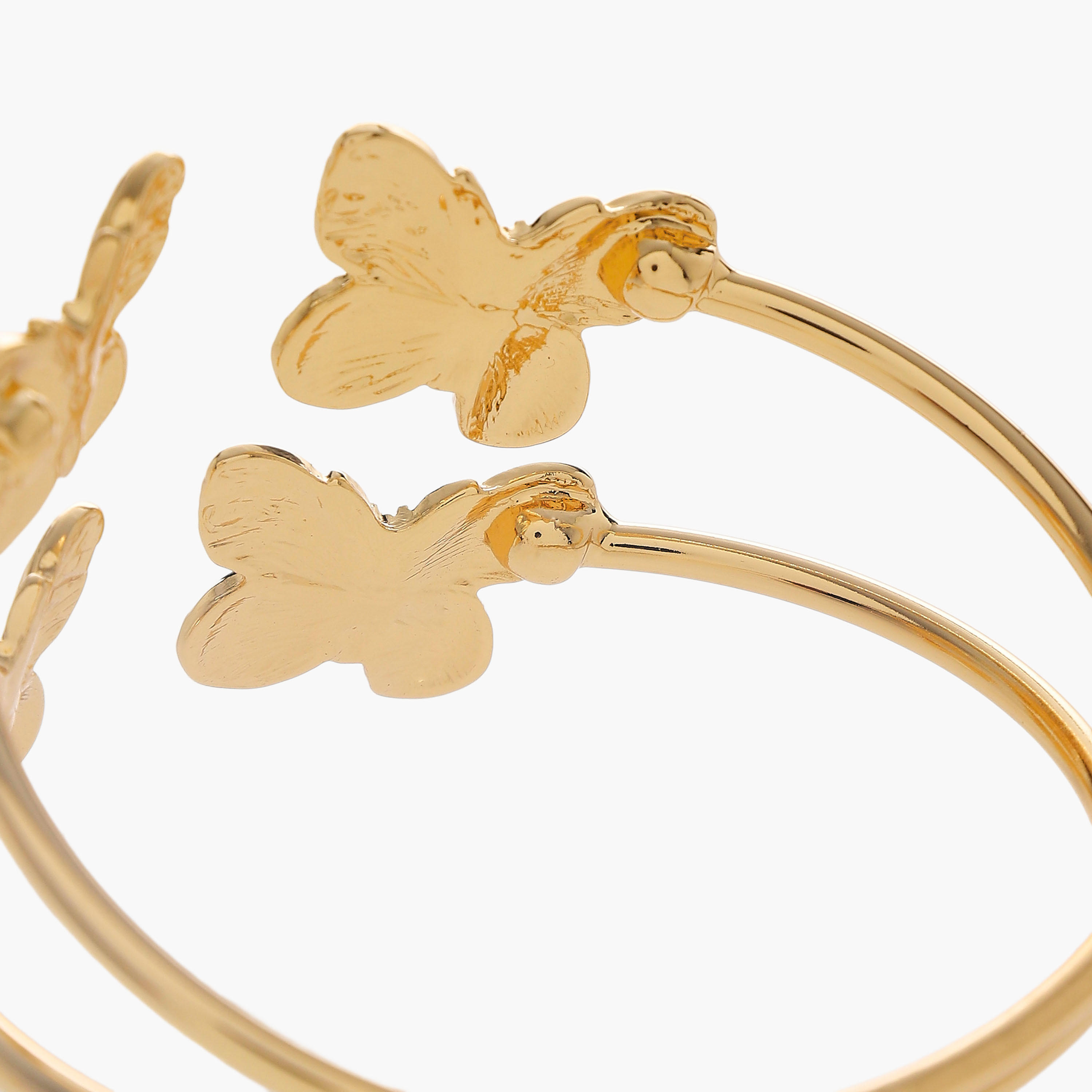 Metal Butterfly Accent Cuff Bracelet-women-watchesandjewellery-jewellery-banglesandbracelets-image-4