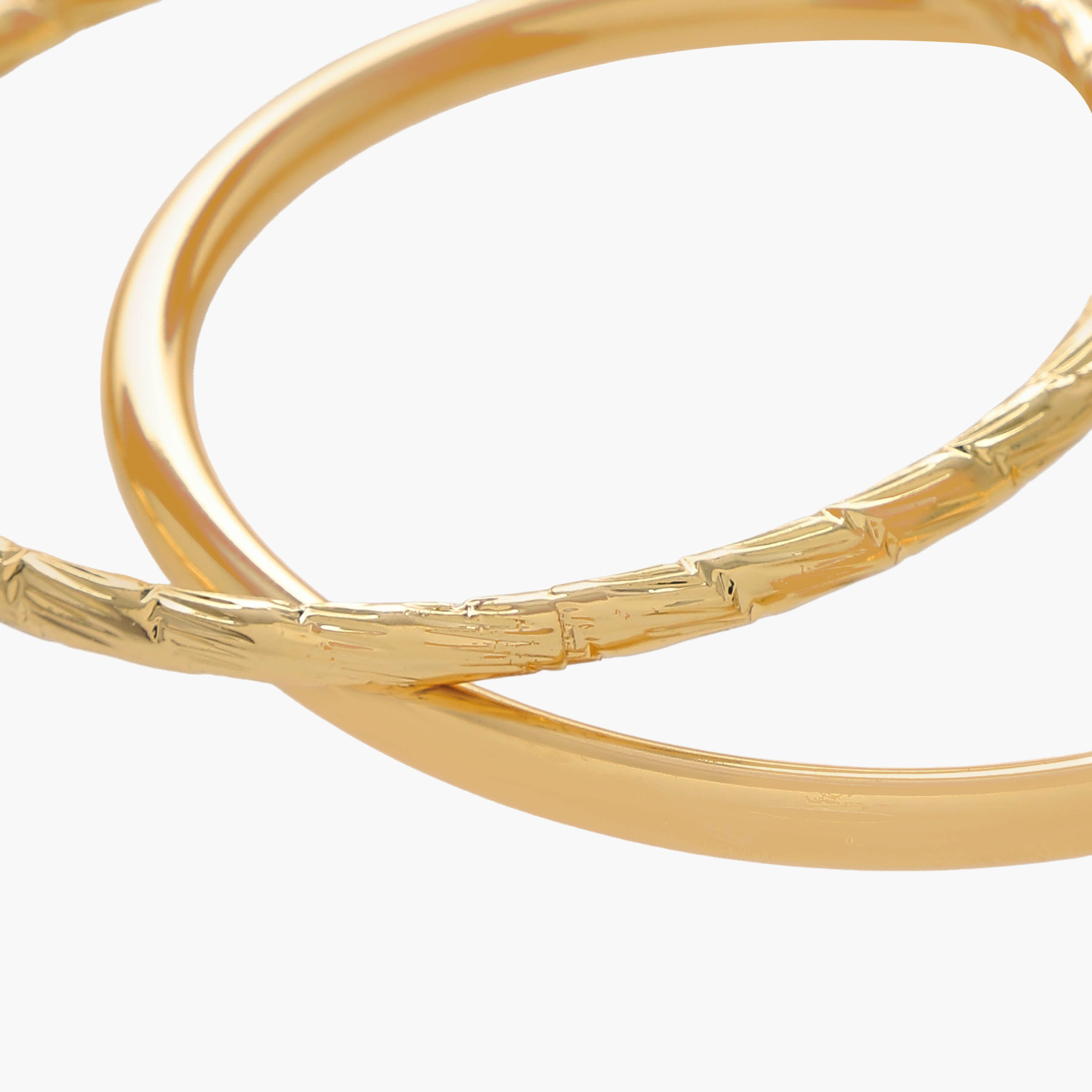 أساور معدنية متنوعة - 3 قطع-women-watchesandjewellery-jewellery-banglesandbracelets-image-9