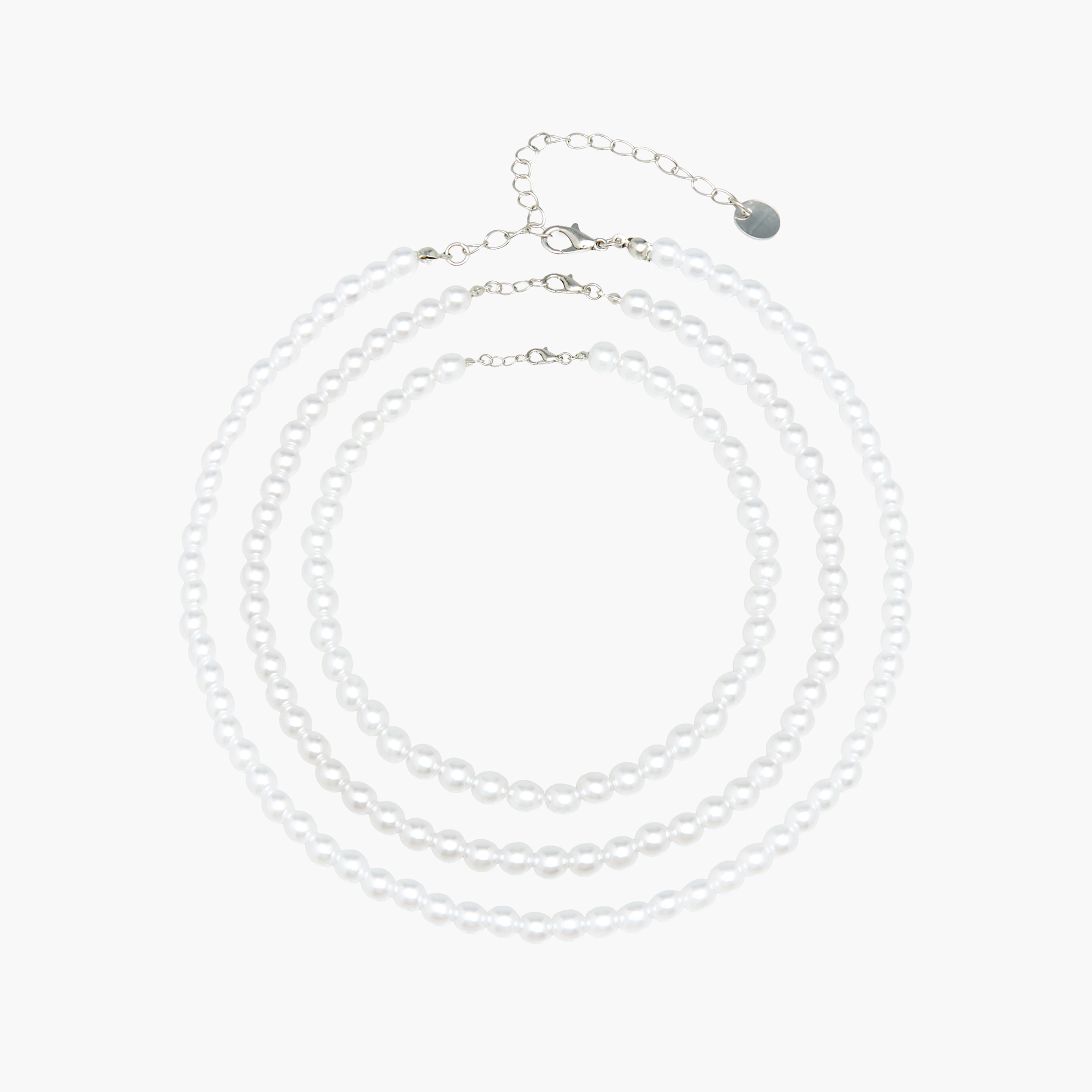 Pearl Embellished Necklace - Set of 3-women-watchesandjewellery-jewellery-necklacesandpendants-image-1