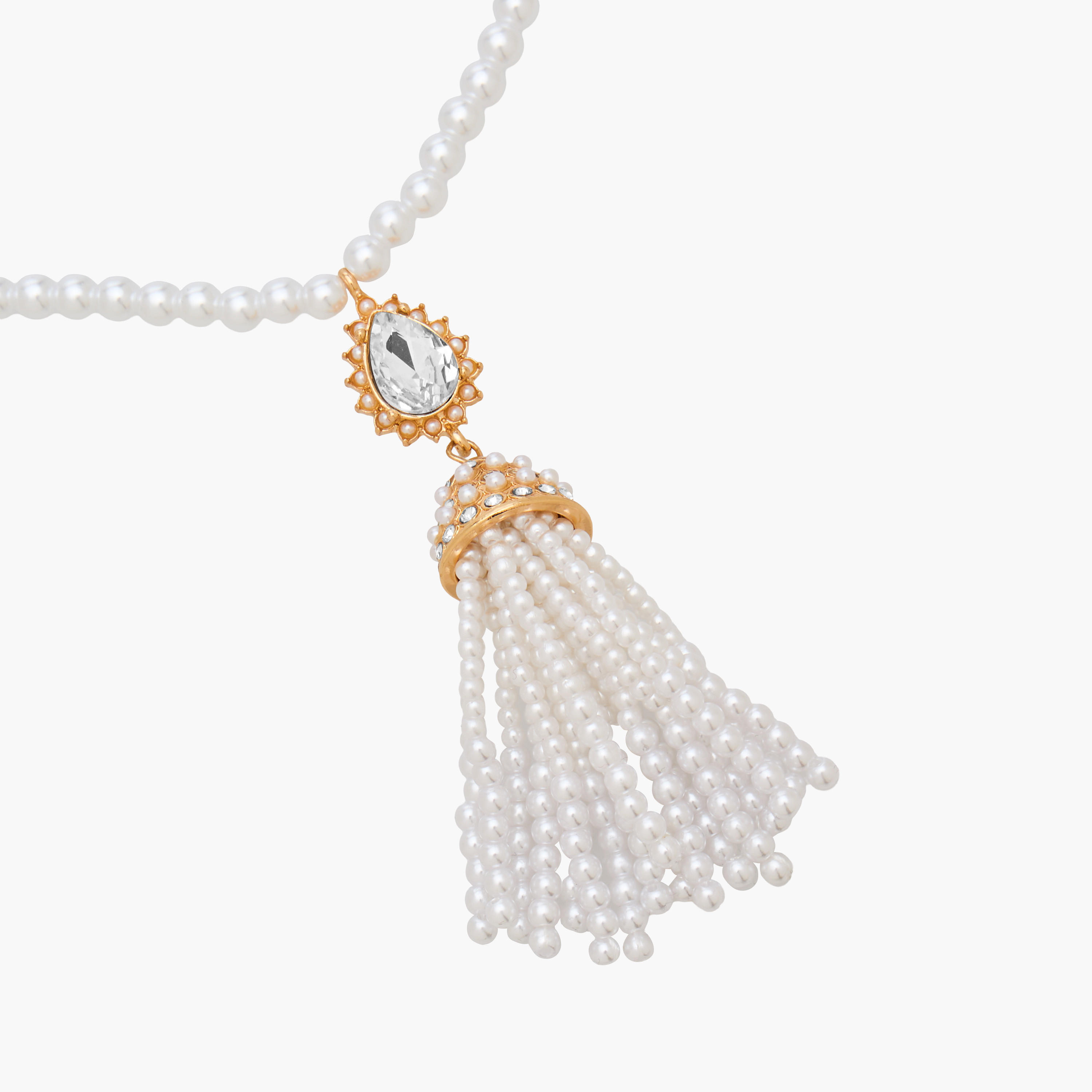 Set of 2 - Pearl Tassel Necklace and Earrings-women-watchesandjewellery-jewellery-jewellerysets-image-5