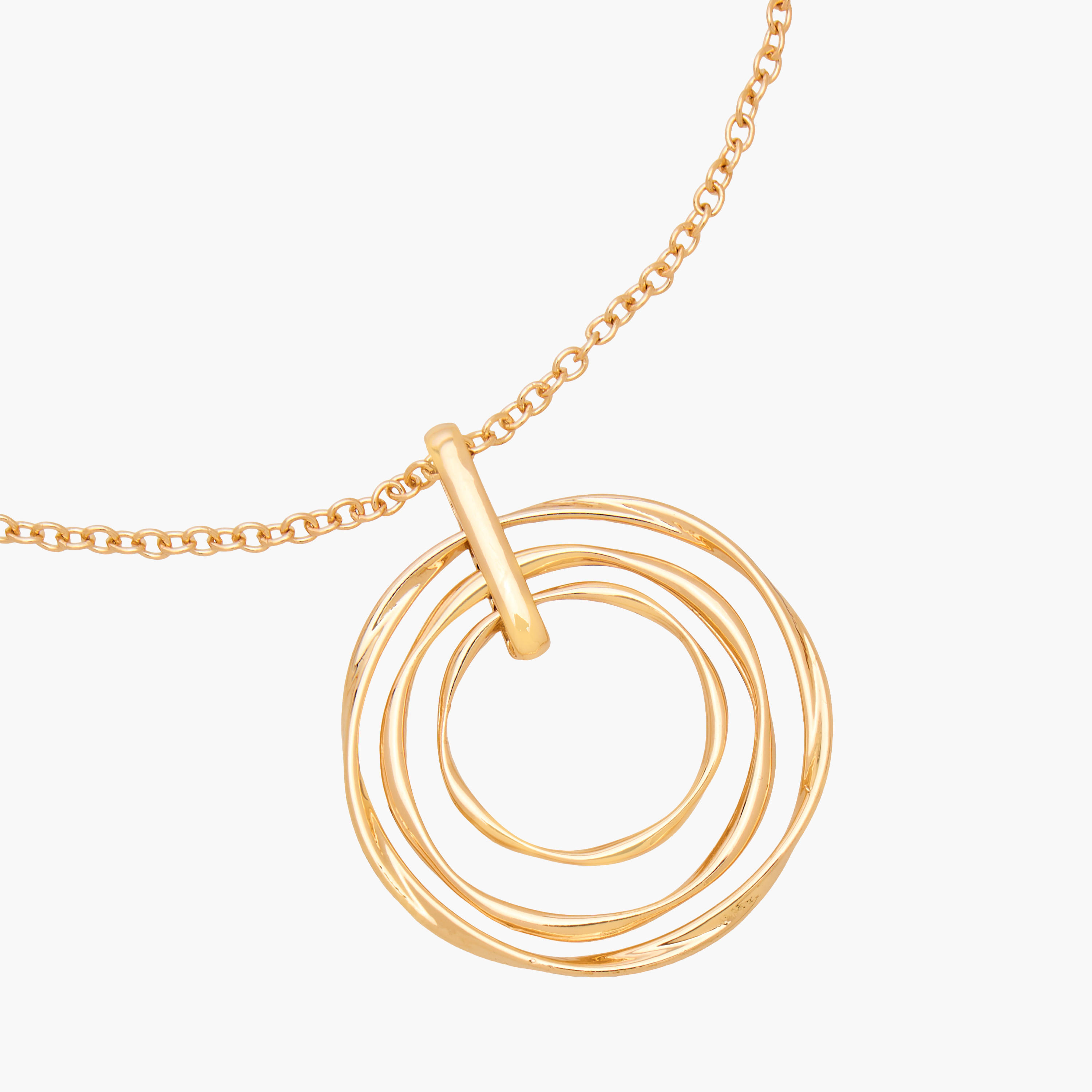 Set of 2 - Concentric Ring Necklace and Earrings-women-watchesandjewellery-jewellery-jewellerysets-image-4