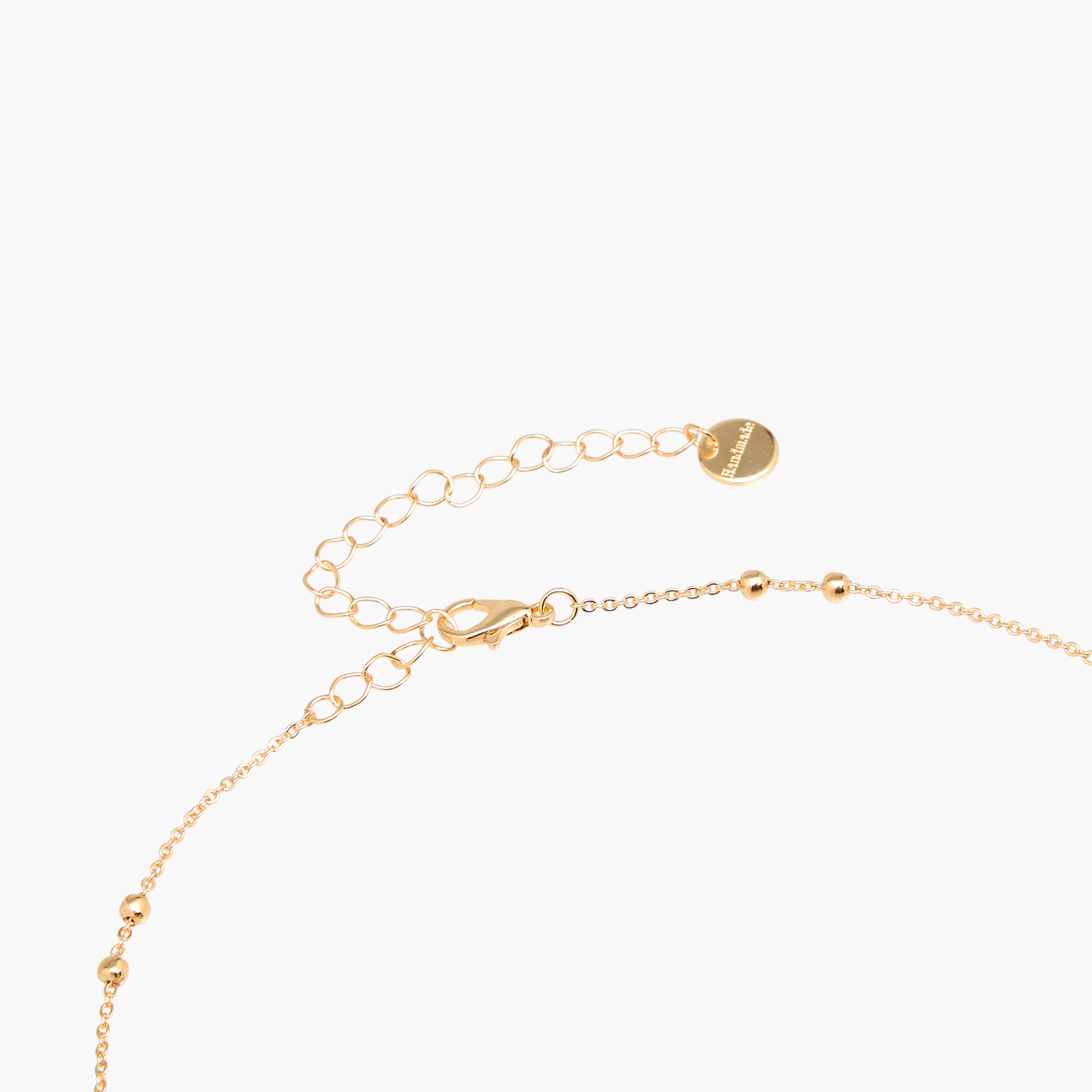 Metallic Bow Pearl Pendant Necklace-women-watchesandjewellery-jewellery-necklacesandpendants-image-4