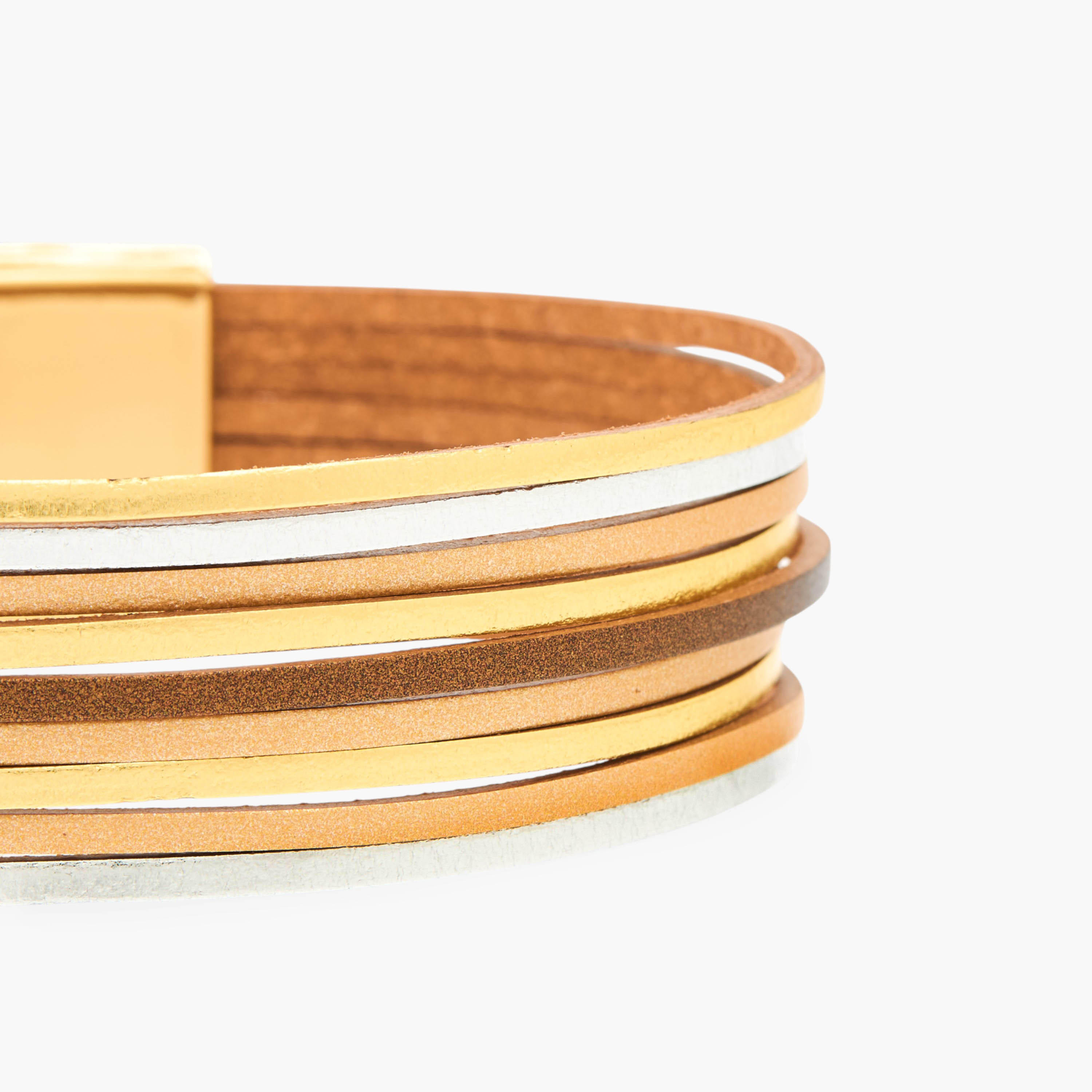 Metal Layered Bracelet-women-watchesandjewellery-jewellery-banglesandbracelets-image-4