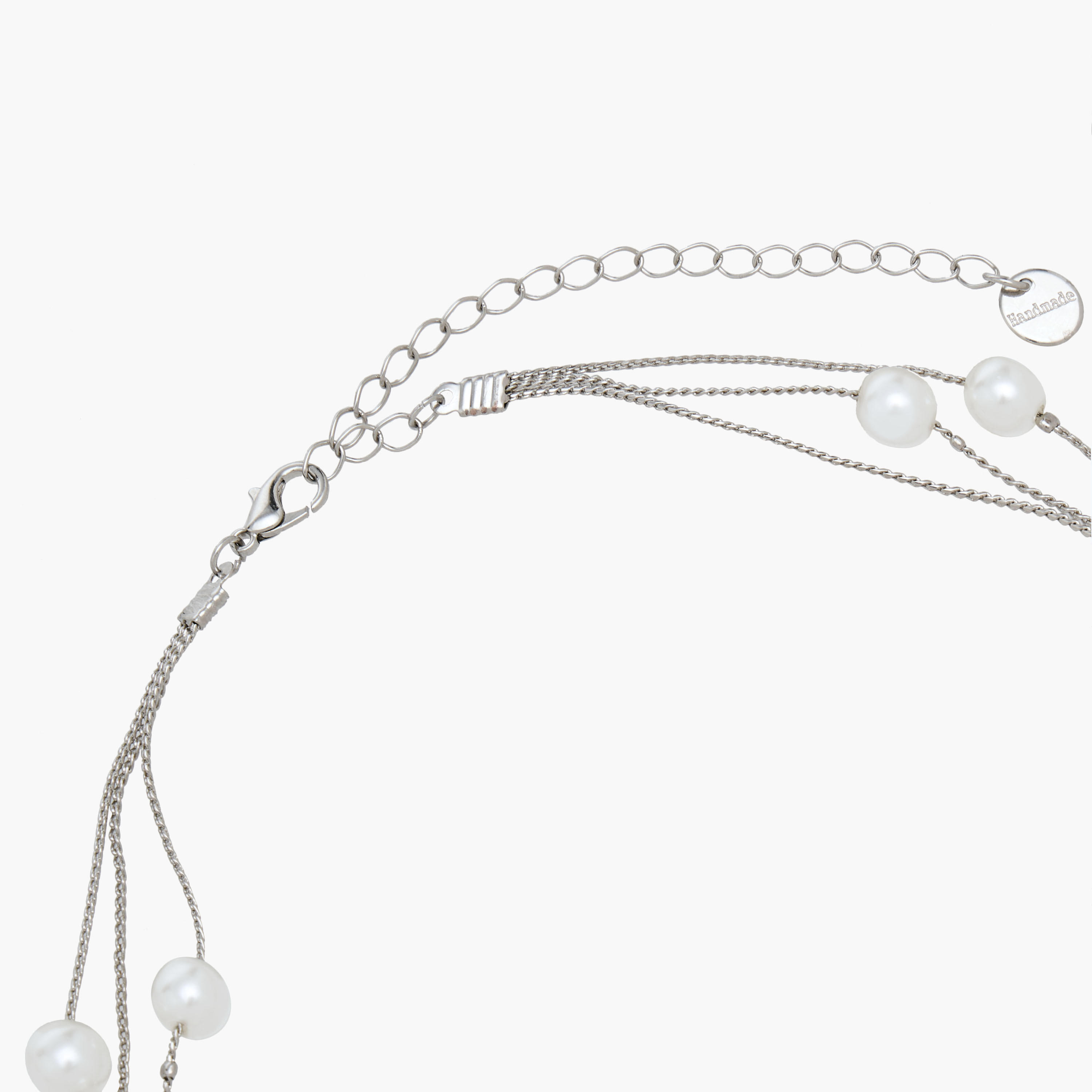 Metallic Pearl Embellished Layered Necklace-women-watchesandjewellery-jewellery-necklacesandpendants-image-3