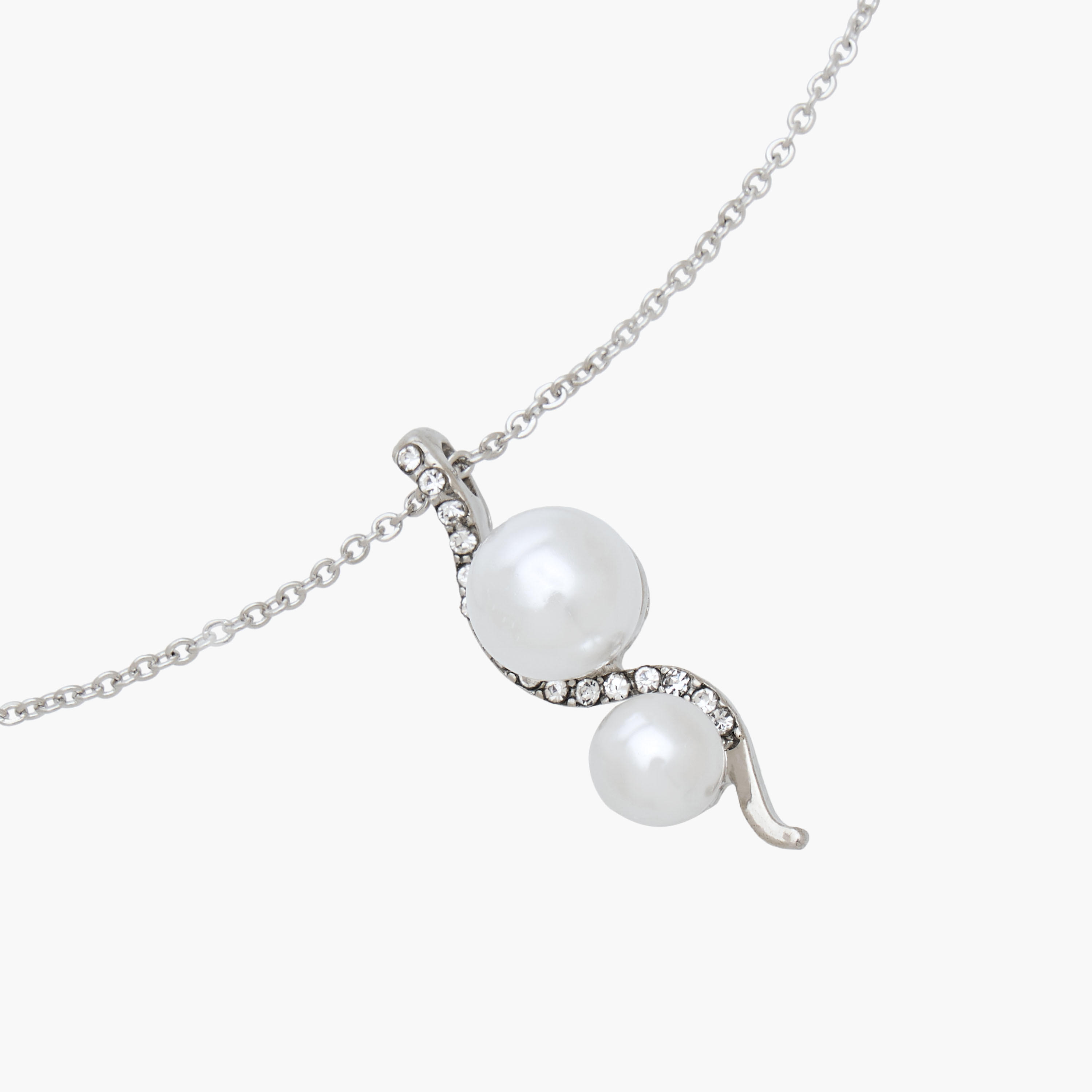 Set of 2 - Pearl Drop Necklace and Earrings-women-watchesandjewellery-jewellery-jewellerysets-image-6