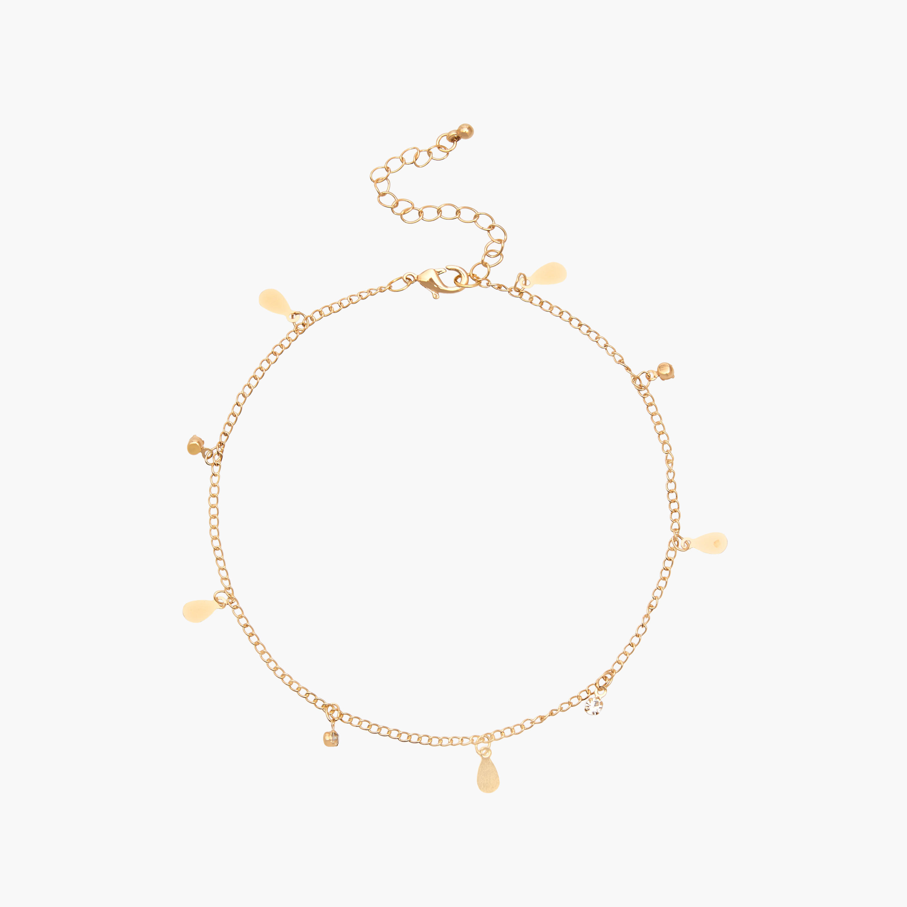 Pack of 3 Gold Plated Embellished Anklet-women-watchesandjewellery-jewellery-anklets-image-2