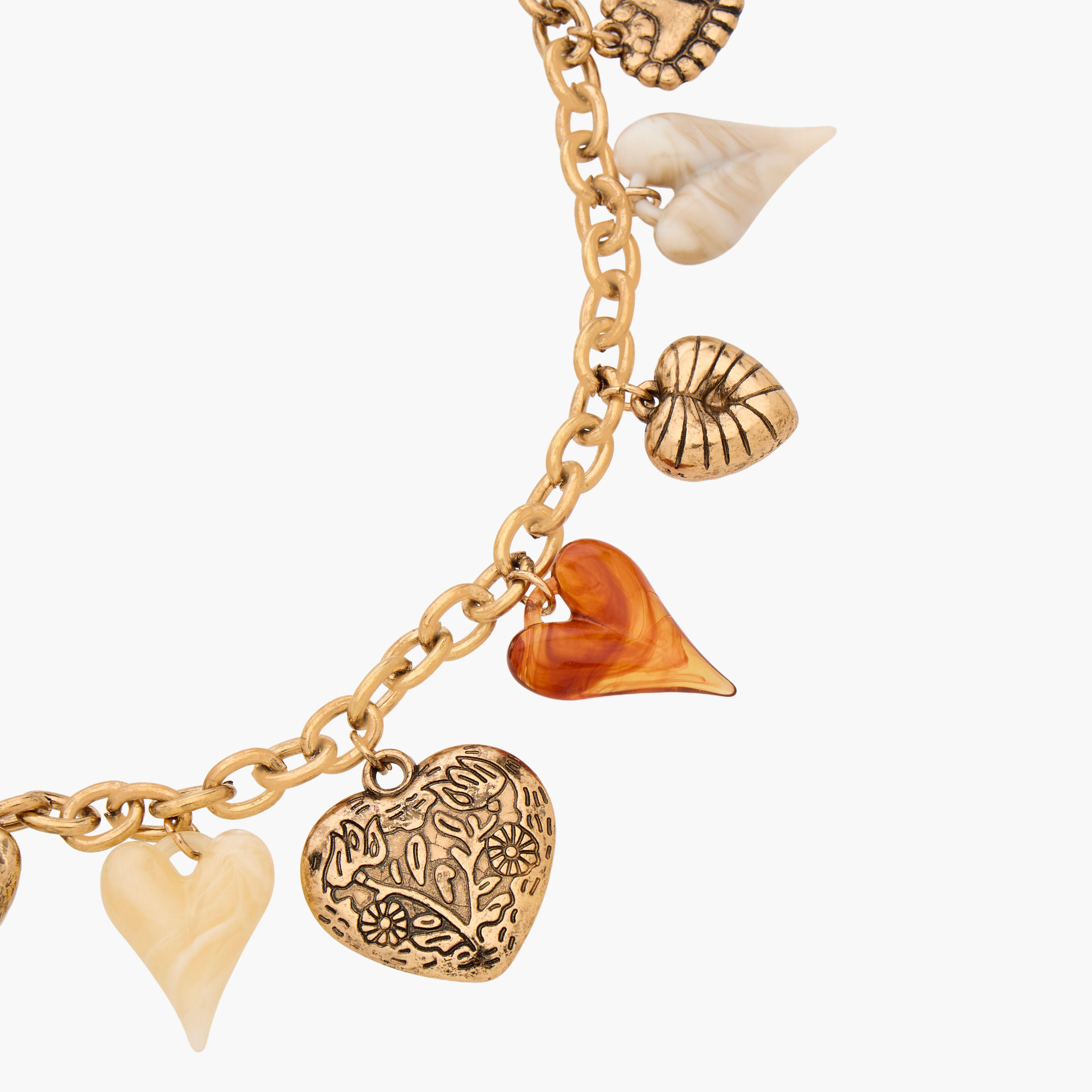 عقد ميتاليك بدلاية قلب-women-watchesandjewellery-jewellery-necklacesandpendants-image-4