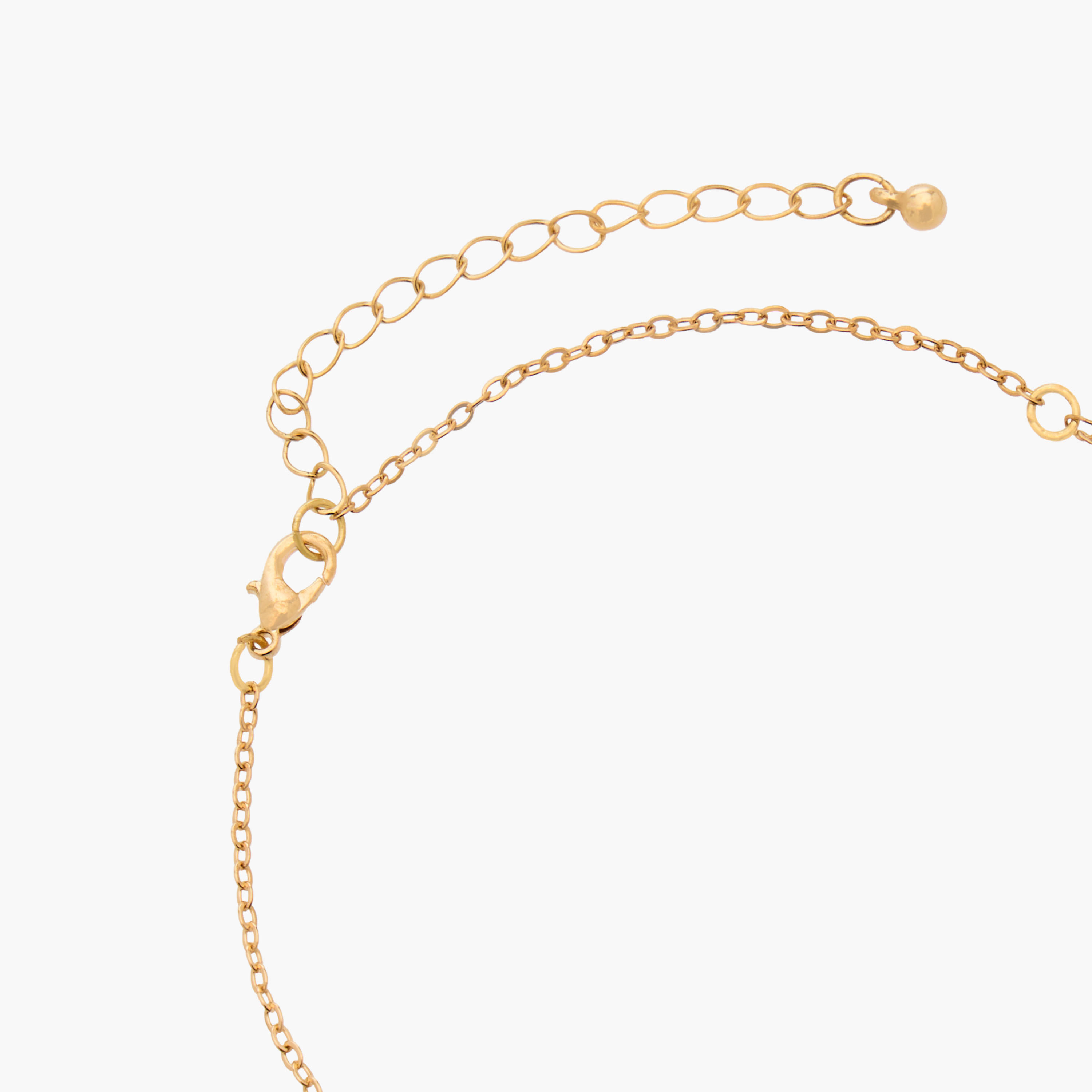 Gold Tone Pearl Embellished Anklet-women-watchesandjewellery-jewellery-anklets-image-4
