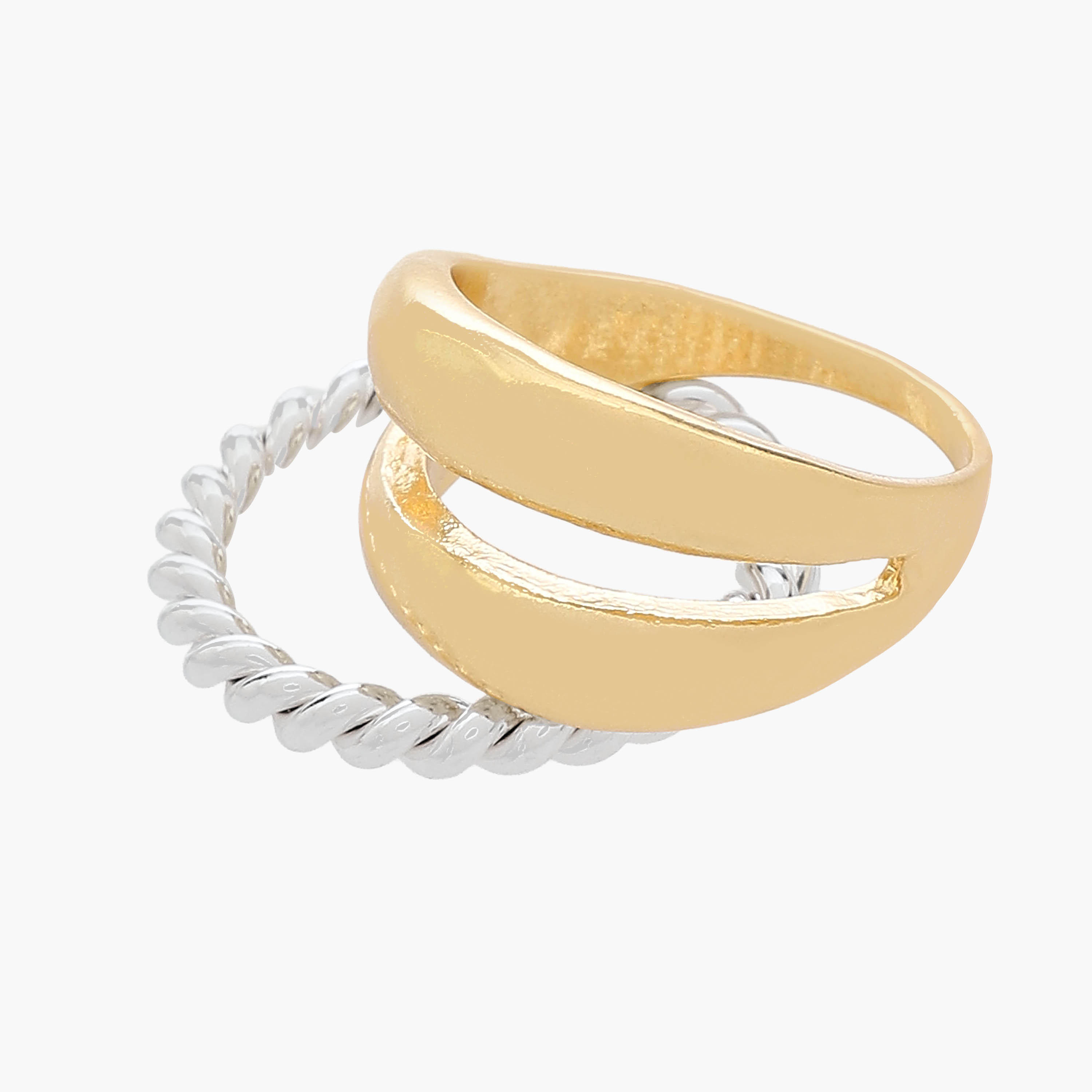 Set of 7 - Assorted Metallic Ring-women-watchesandjewellery-jewellery-rings-image-3