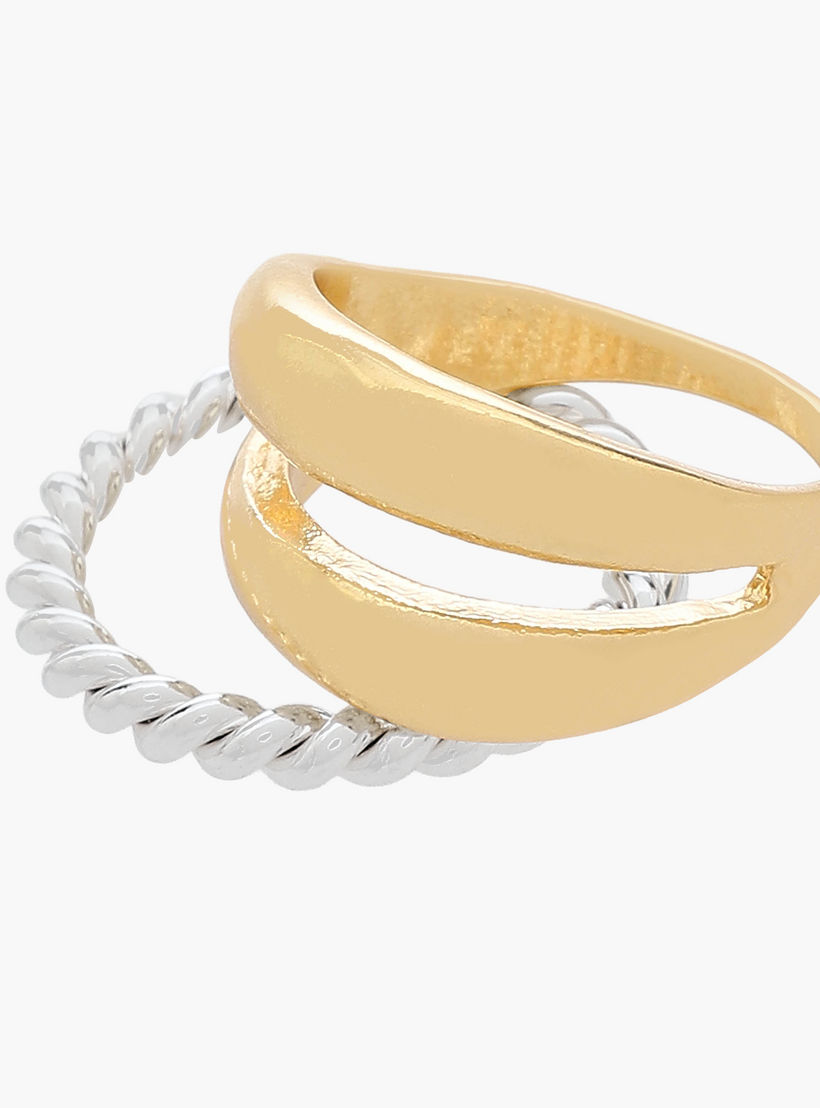 Set of 7 - Assorted Metallic Ring-women-watchesandjewellery-jewellery-rings-image-3