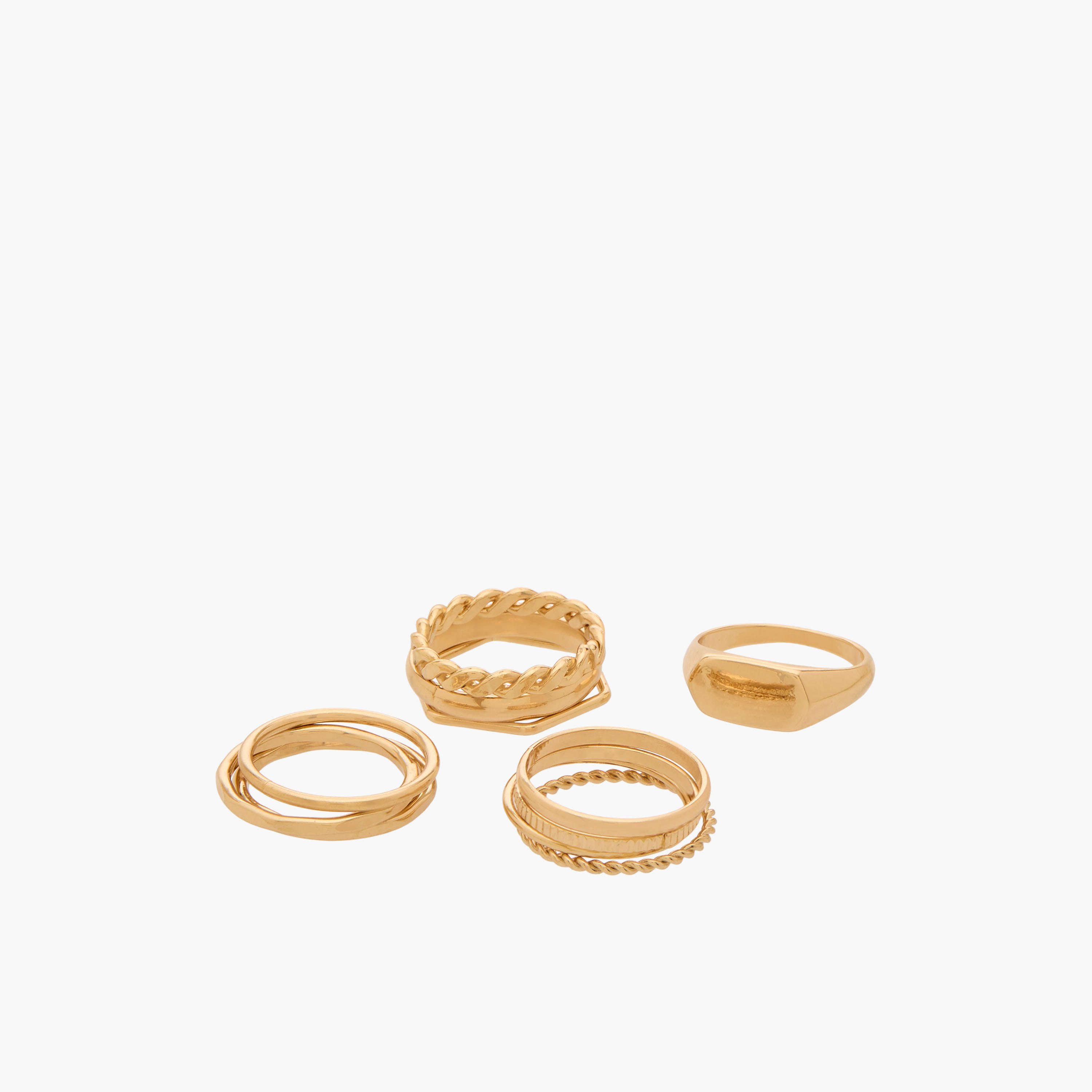 Pack of 11 Assorted Metal Ring-women-watchesandjewellery-jewellery-rings-image-2