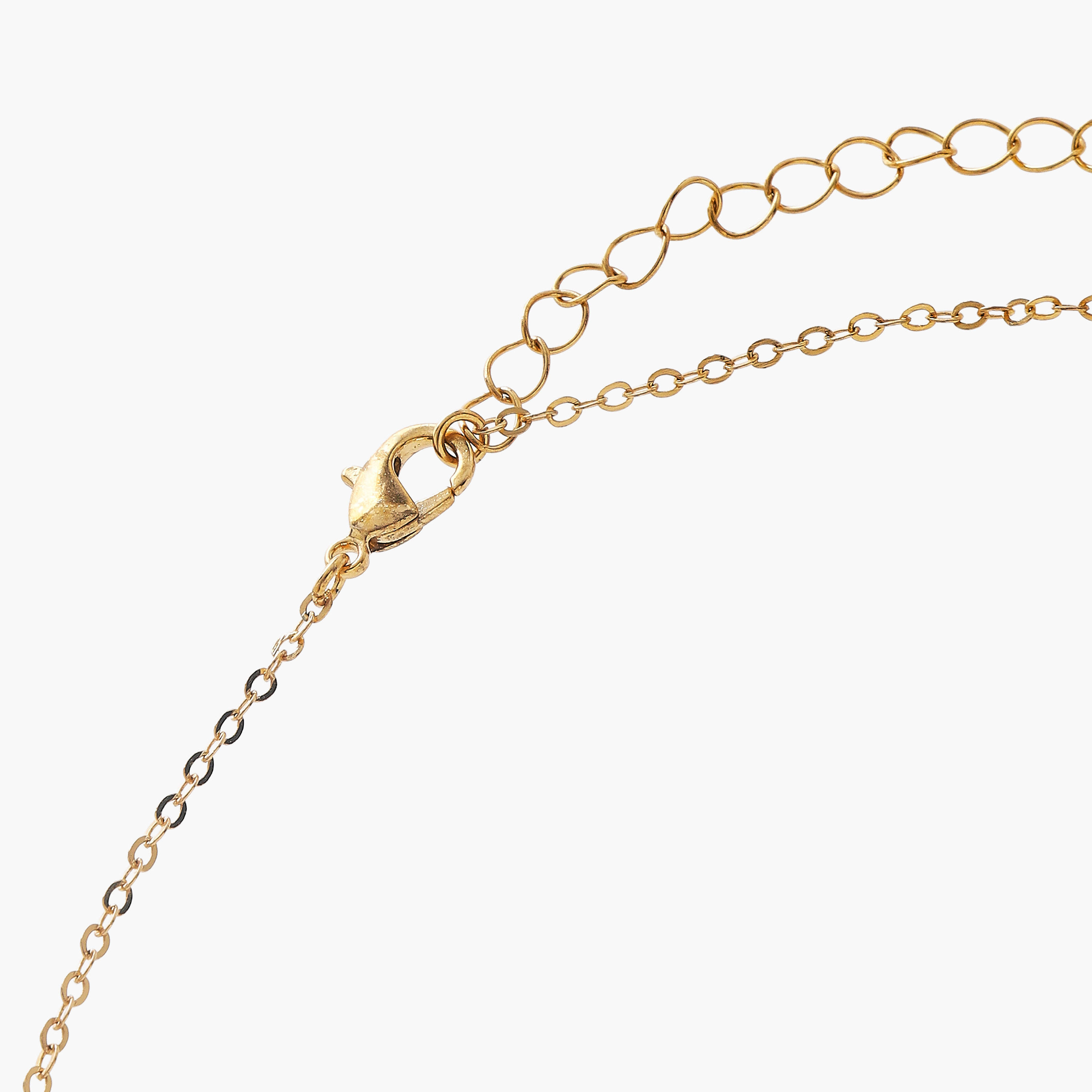 مجوهرات حلق وعقد بدلاية فيونكة مزينة - طقم من قطعتين-women-watchesandjewellery-jewellery-jewellerysets-image-4