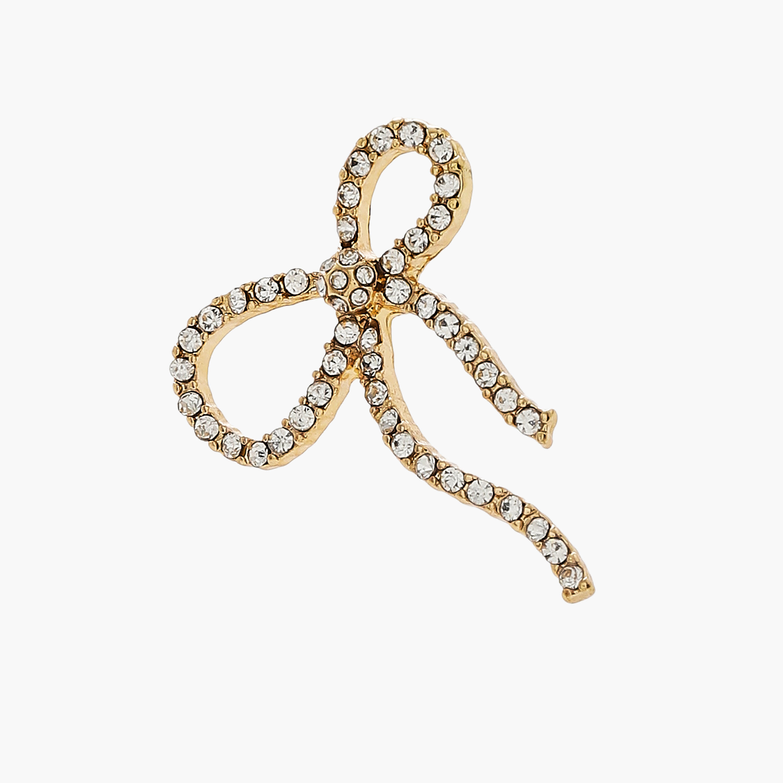 مجوهرات حلق وعقد بدلاية فيونكة مزينة - طقم من قطعتين-women-watchesandjewellery-jewellery-jewellerysets-image-6