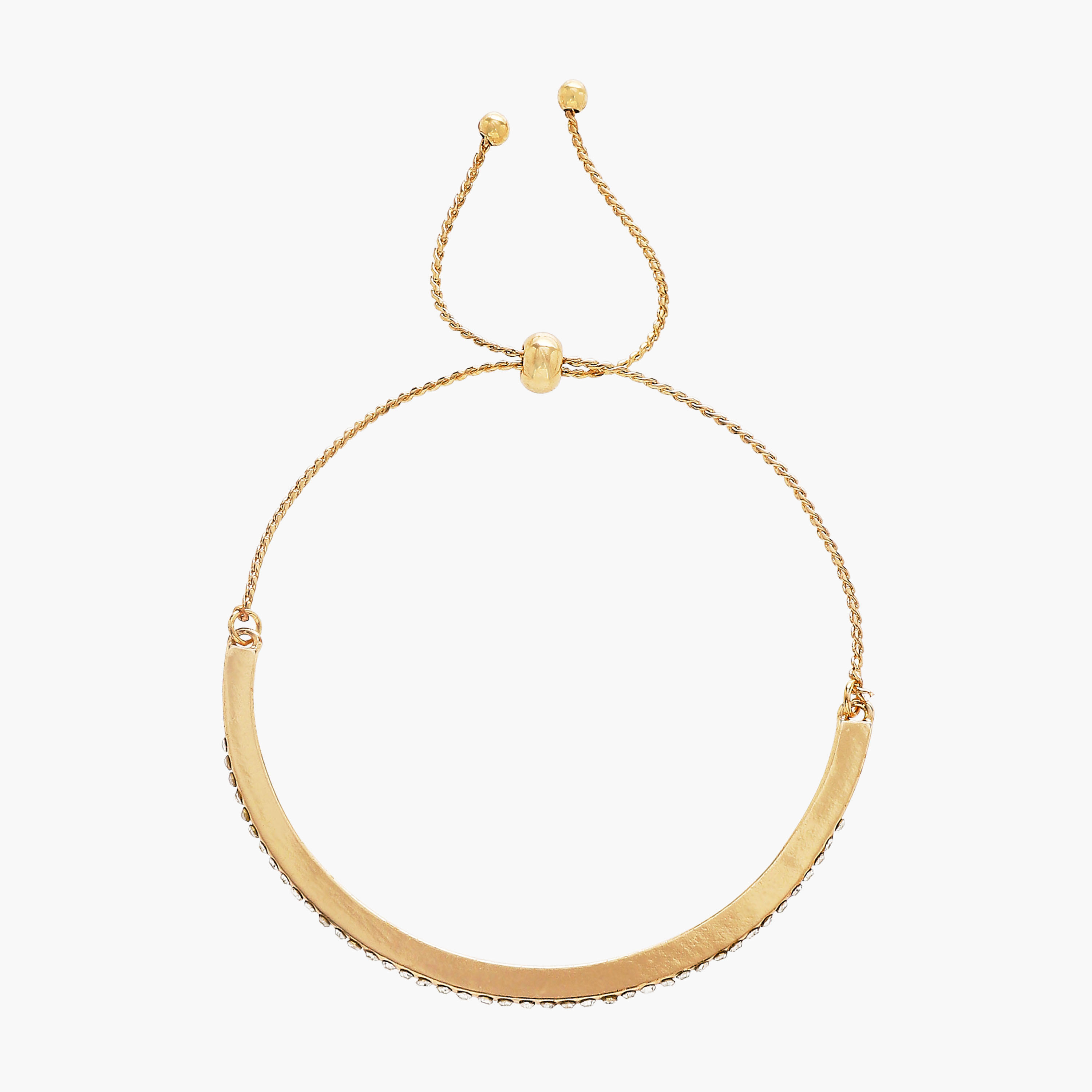 Metal Slider Clasp Embellished Bracelet-women-watchesandjewellery-jewellery-banglesandbracelets-image-2
