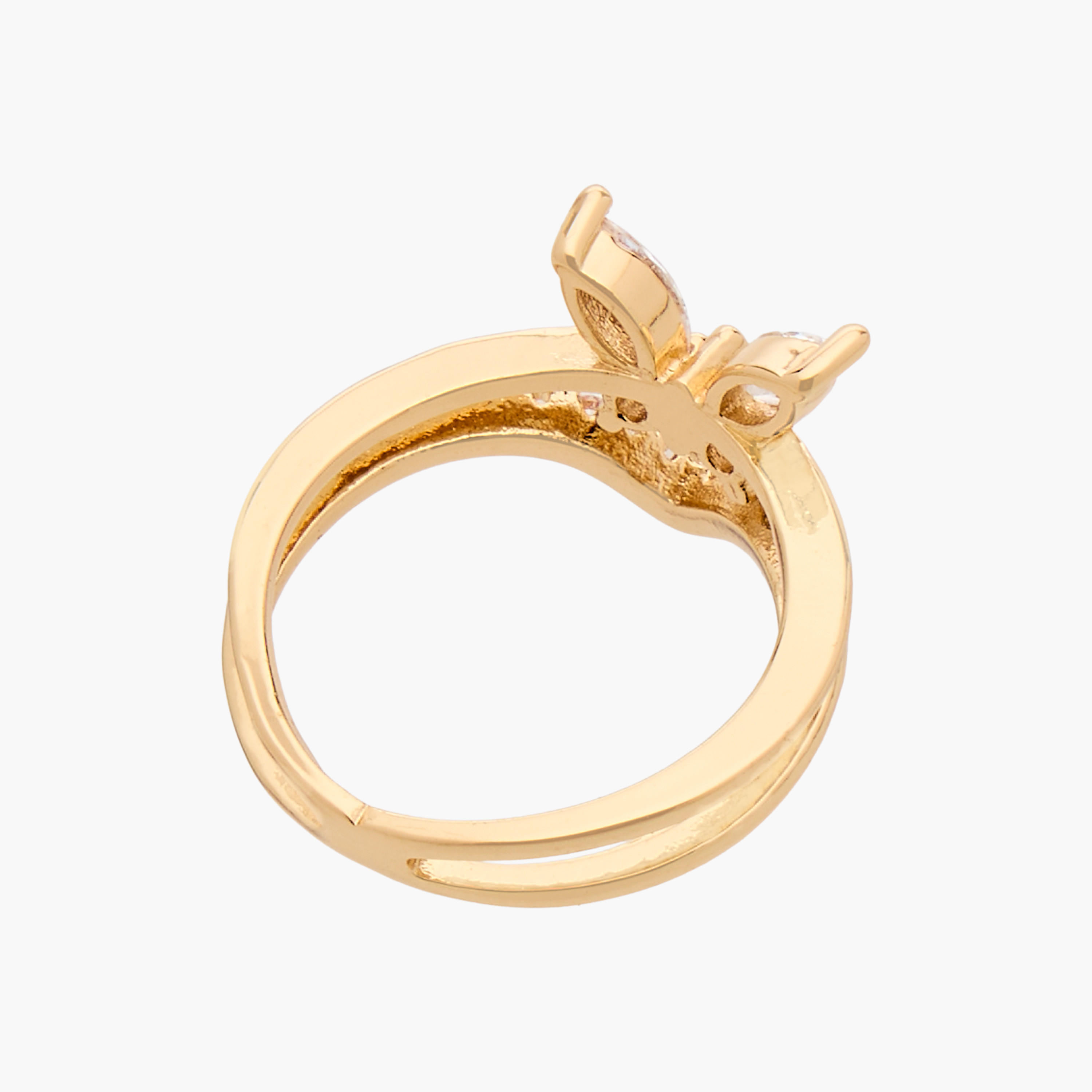 خاتم معدن مزيّن بمكعب زيركون-women-watchesandjewellery-jewellery-rings-image-3