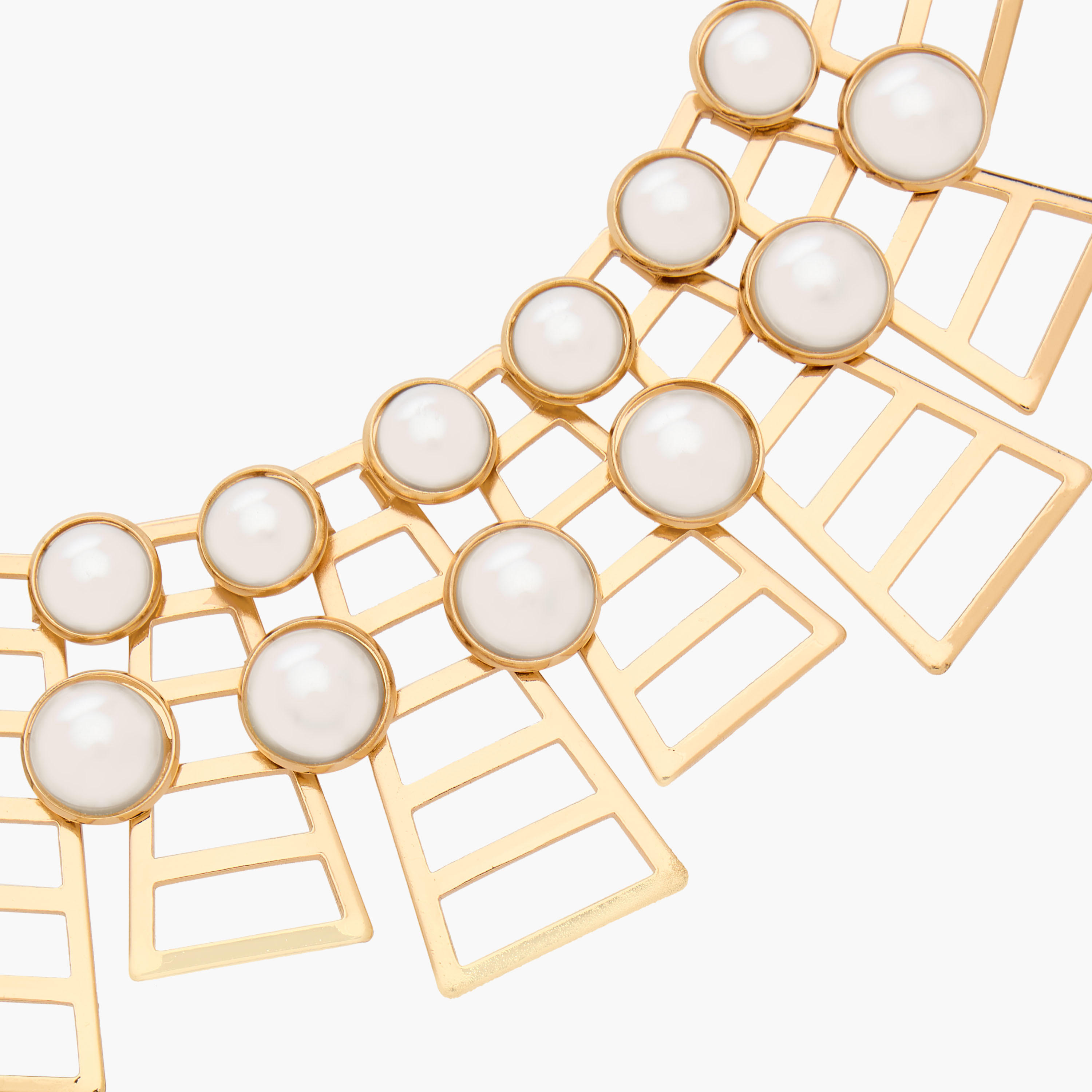 Metal Pearl Embellished Necklace-women-watchesandjewellery-jewellery-necklacesandpendants-image-4
