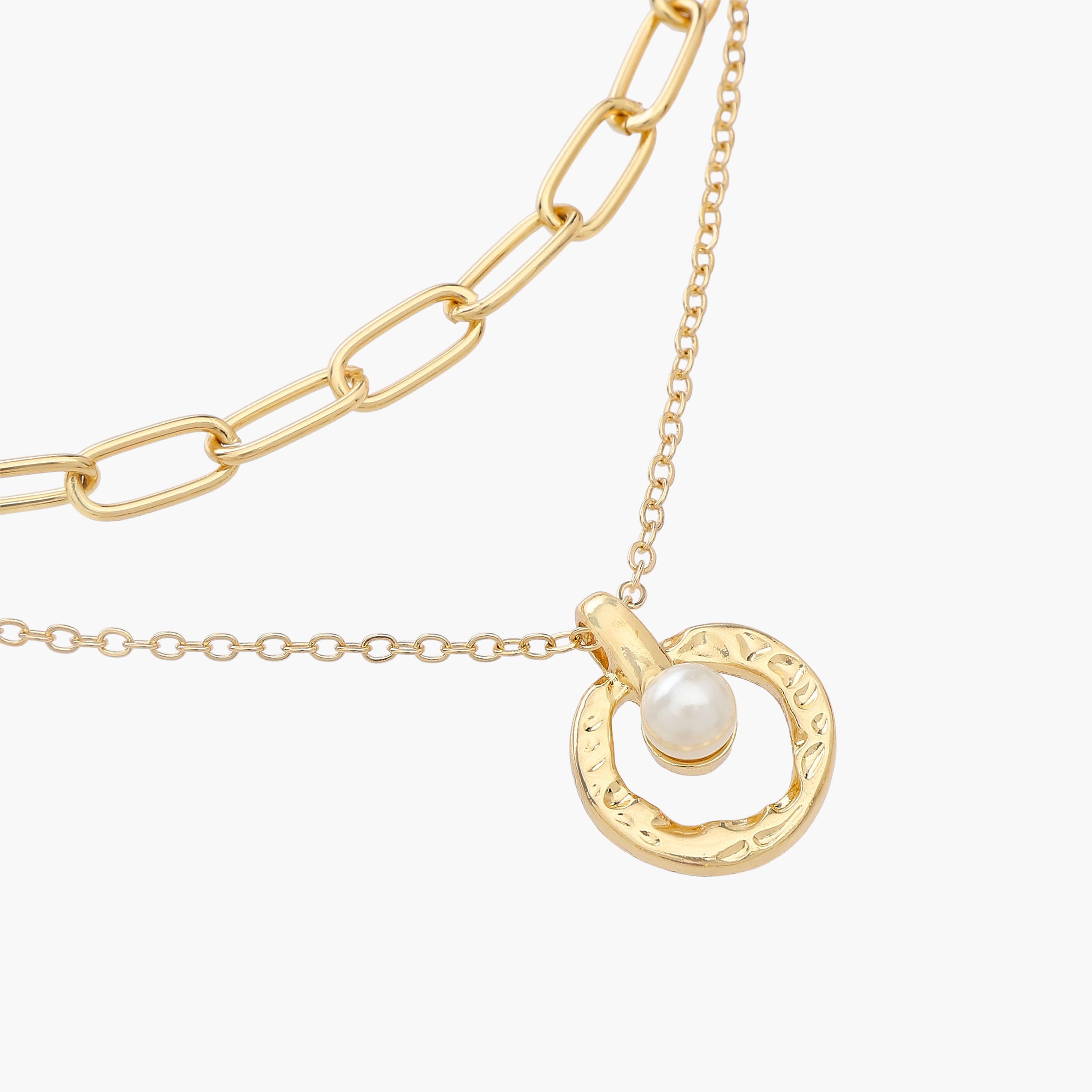 Metal Layered Pendant Necklace-women-watchesandjewellery-jewellery-necklacesandpendants-image-3