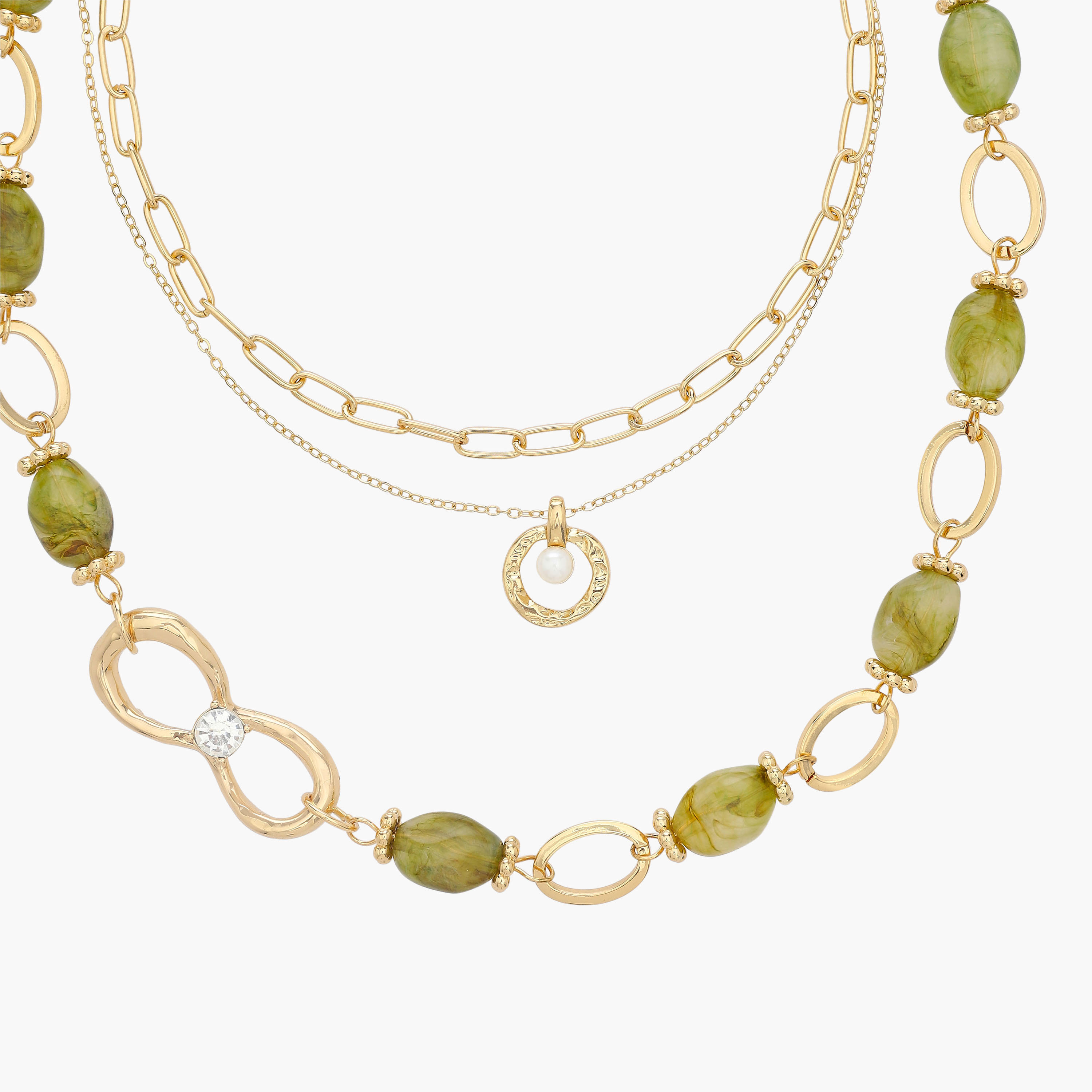 عقد معدني متعدد الطبقات-women-watchesandjewellery-jewellery-necklacesandpendants-image-2